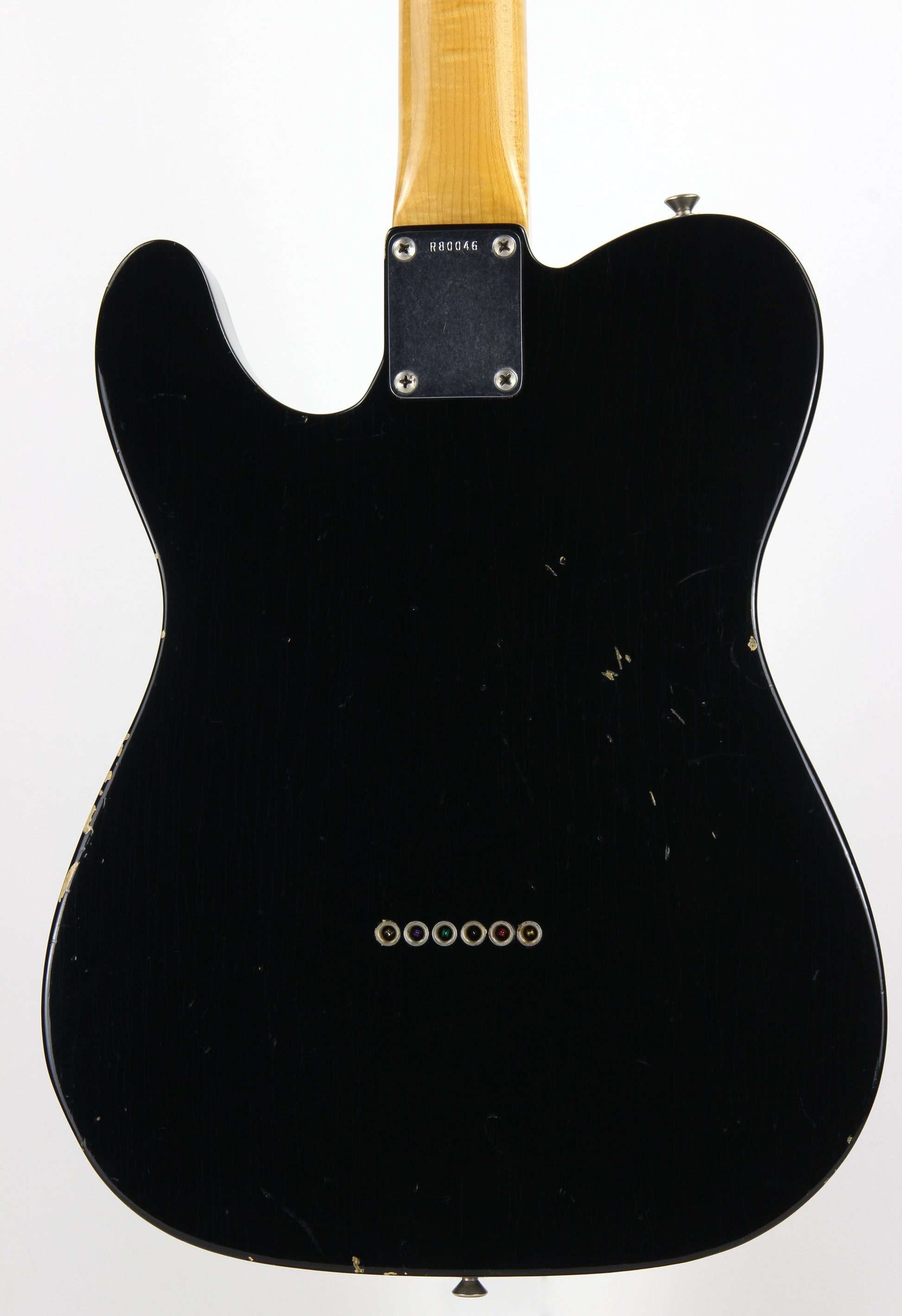 2014 Fender Custom Shop NAMM 1959 Telecaster Journeyman Relic Black - Flame Neck, ULTRA LIGHT '59 Tele!
