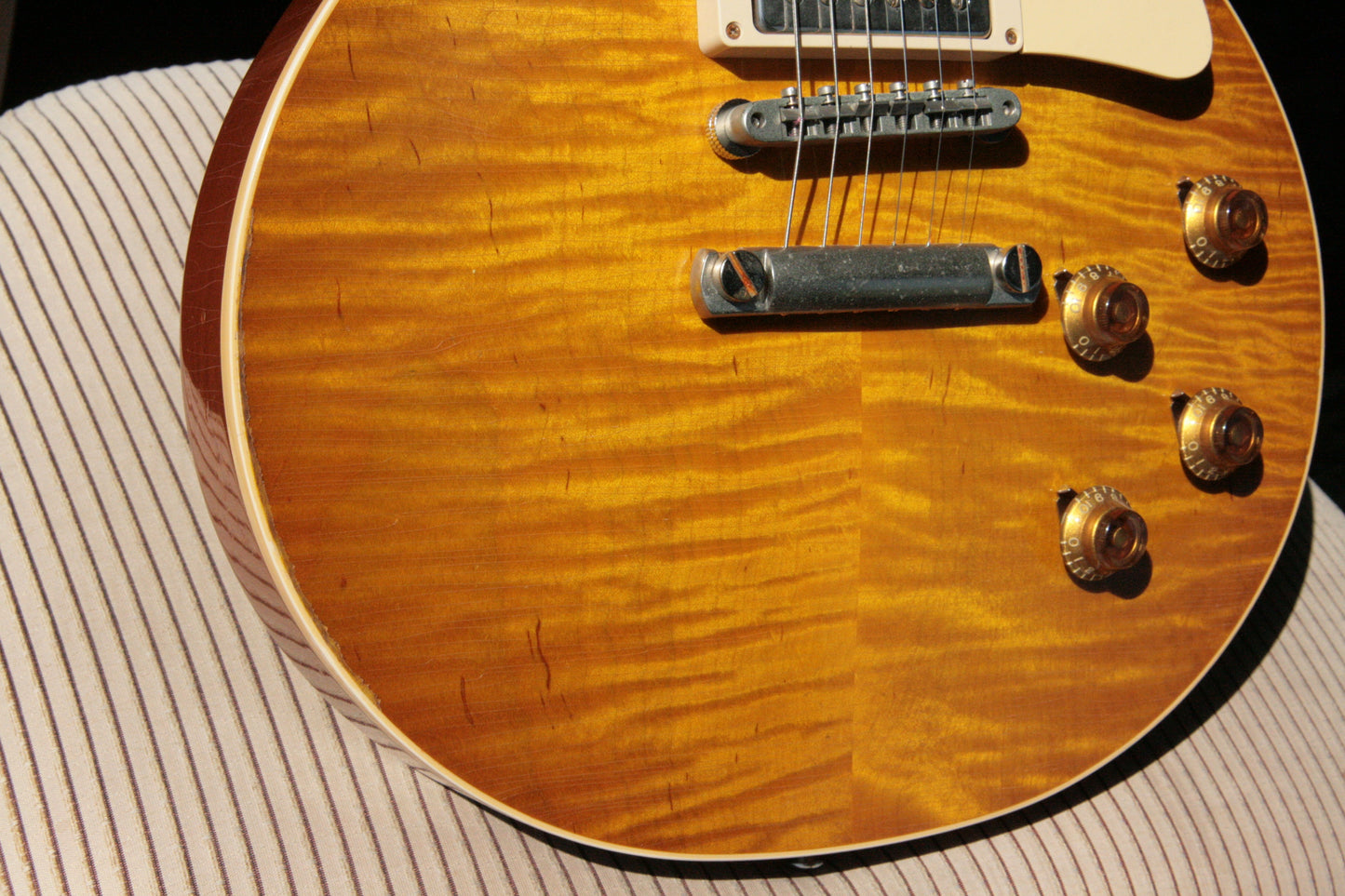 2018 Gibson 1959 AGED Lemon Burst Les Paul Historic Reissue! R9 59 Custom Shop KILLER TOP!