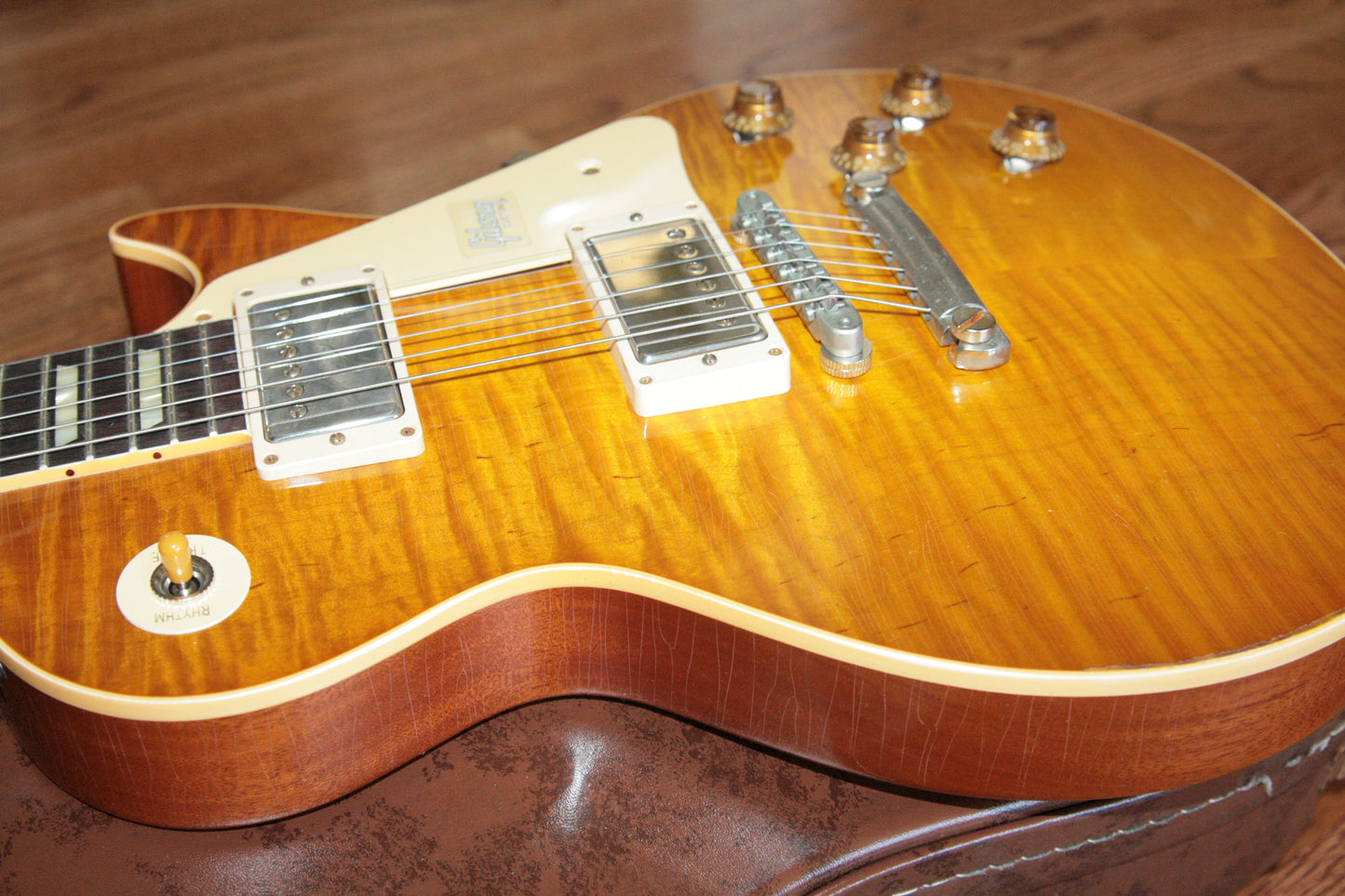 2018 Gibson 1959 AGED Lemon Burst Les Paul Historic Reissue! R9 59 Custom Shop KILLER TOP!