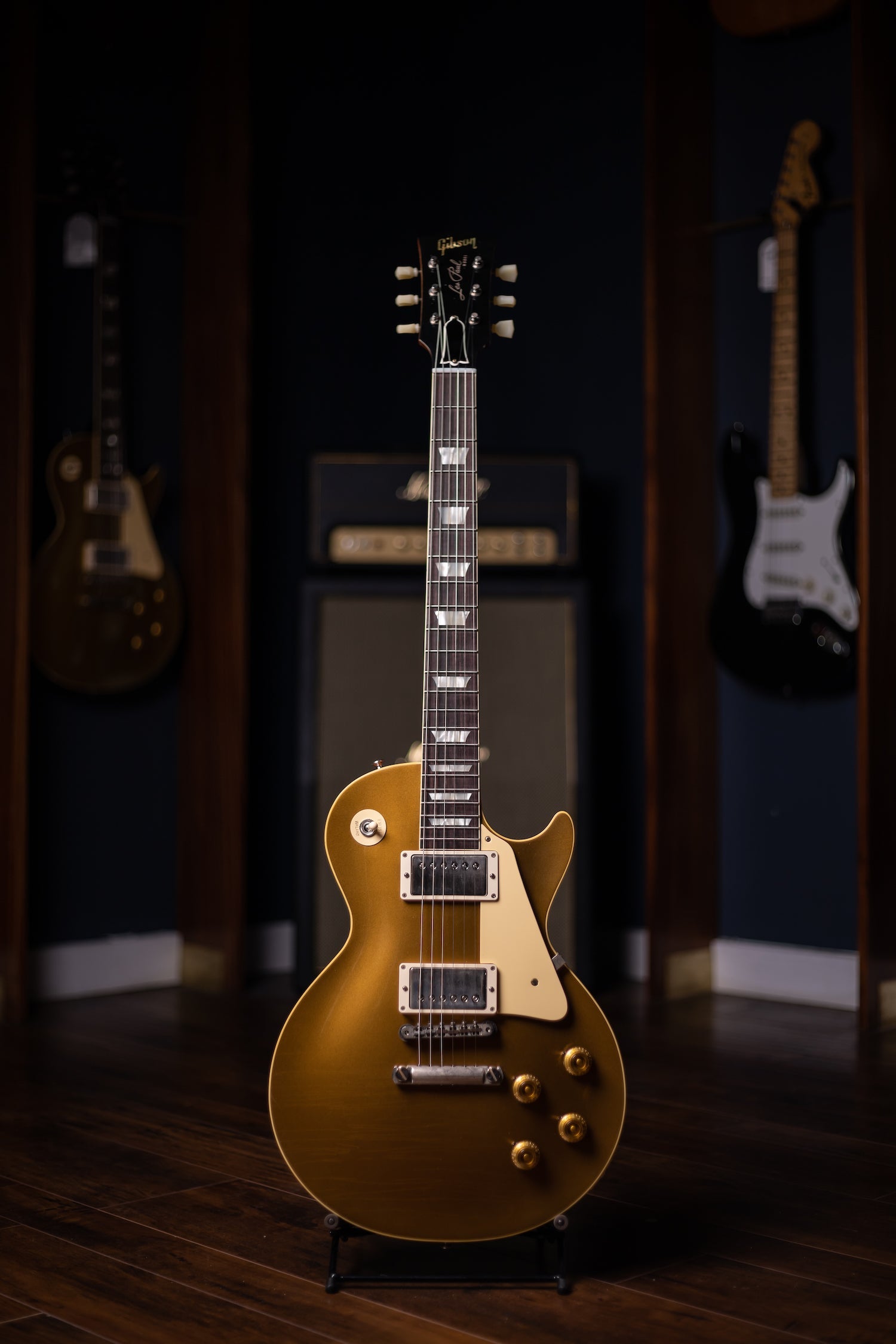 Gibson Custom Shop Murphy Lab 1957 Les Paul Standard Reissue Ultra Light Aged Electric Guitar - Double Gold