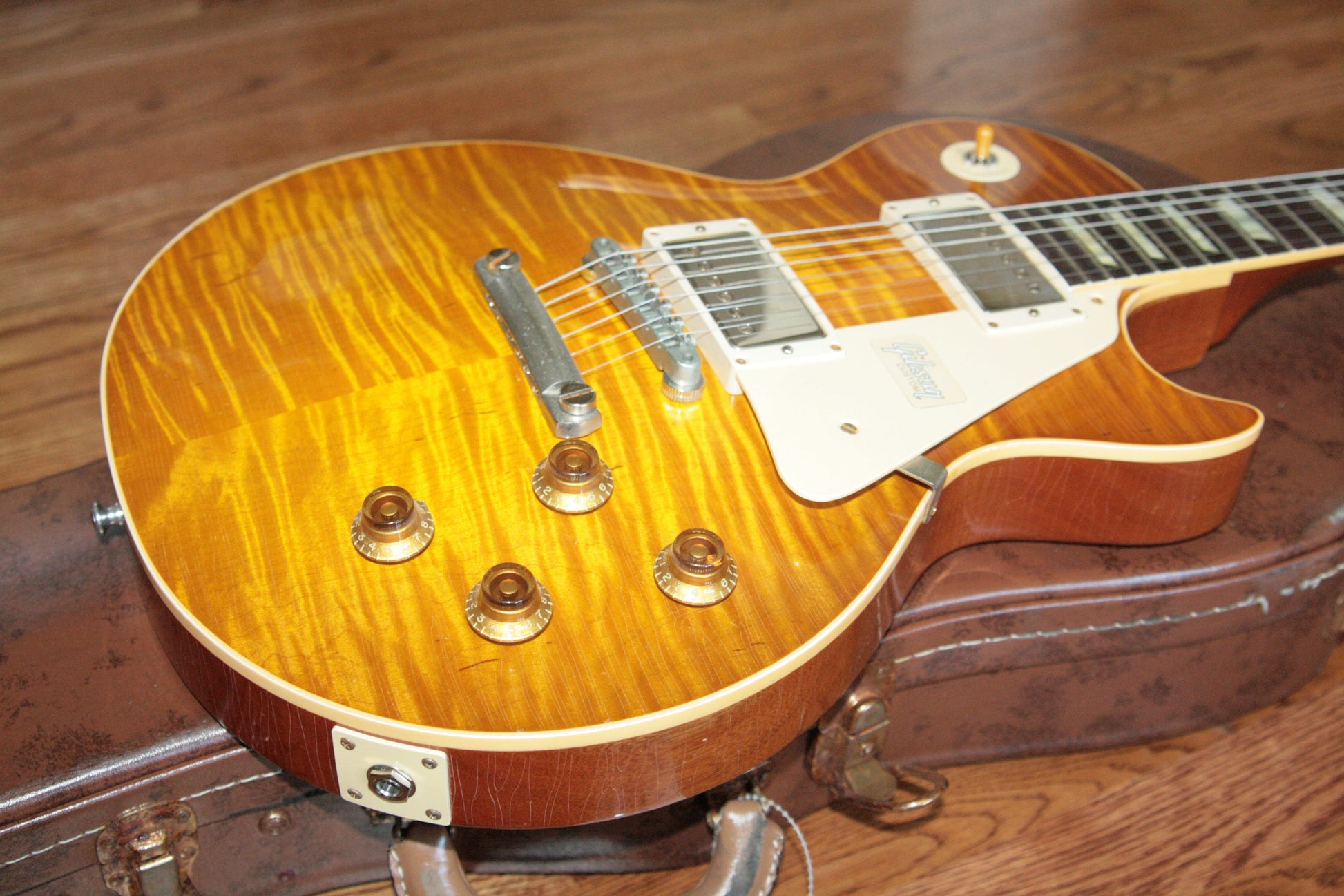 2018 Gibson 1959 AGED Lemon Burst Les Paul Historic Reissue! R9 59 Custom Shop KILLER TOP!