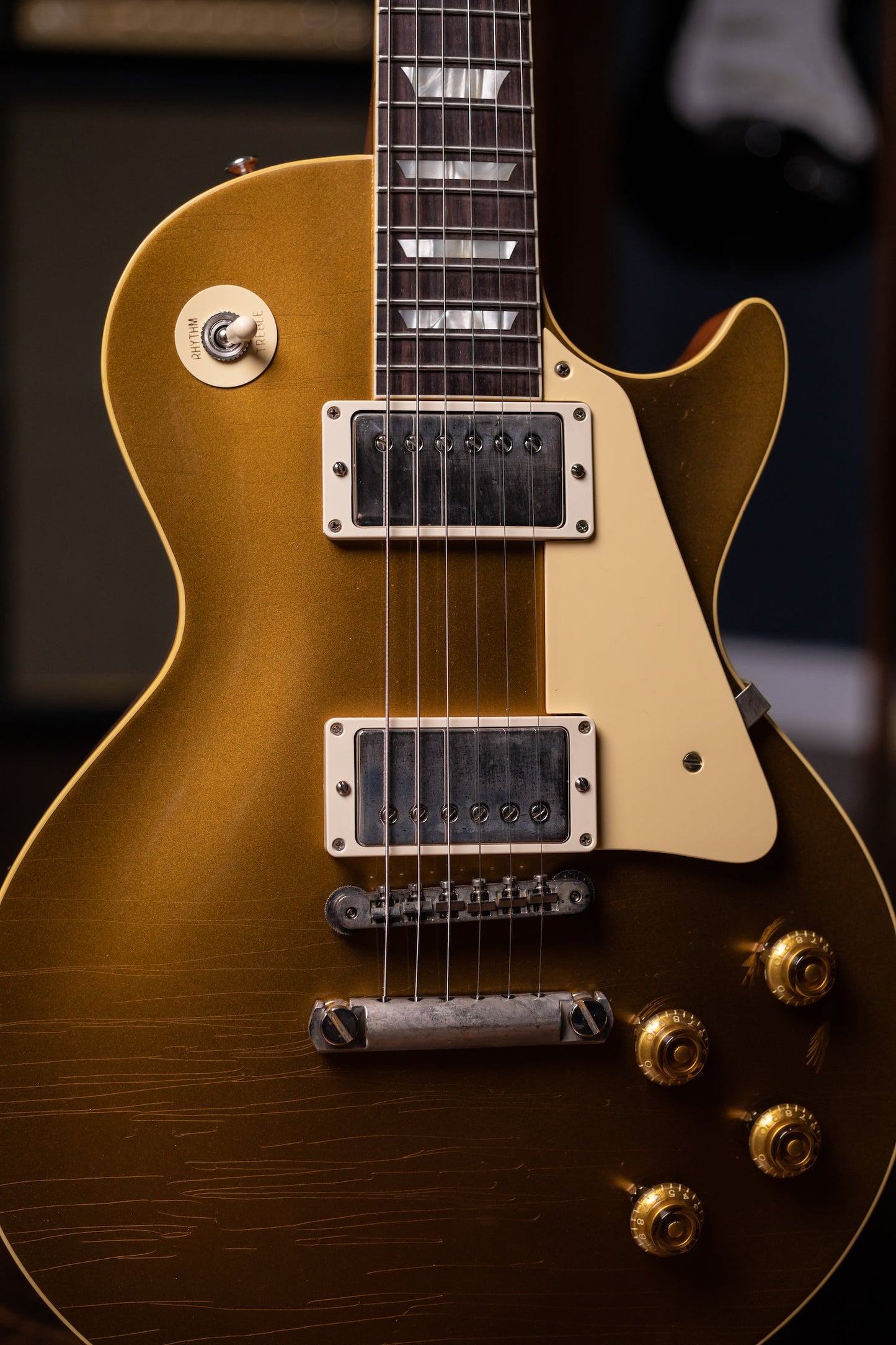 Gibson Custom Shop Murphy Lab 1957 Les Paul Standard Reissue Ultra Light Aged Electric Guitar - Double Gold
