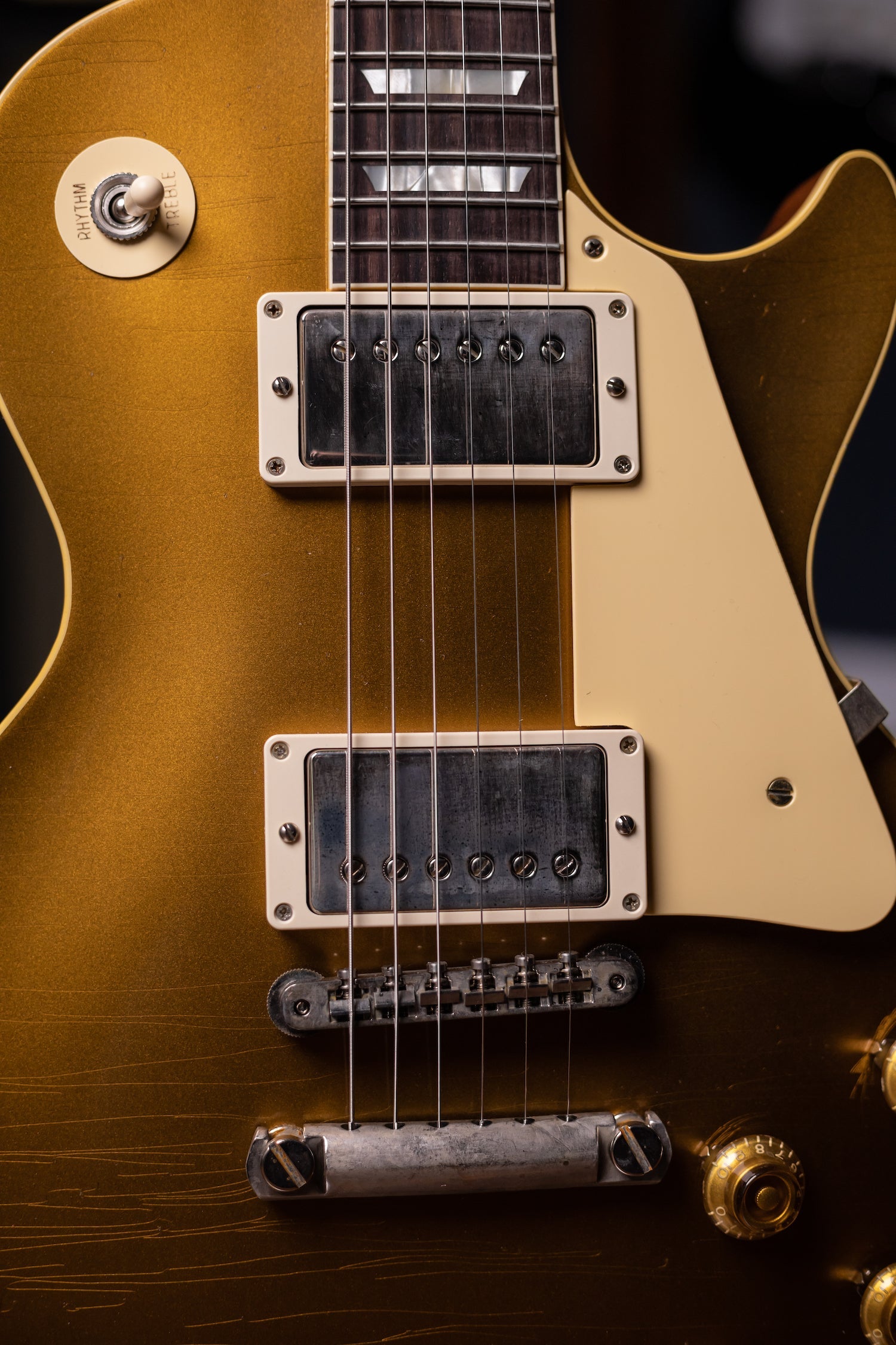 Gibson Custom Shop Murphy Lab 1957 Les Paul Standard Reissue Ultra Light Aged Electric Guitar - Double Gold