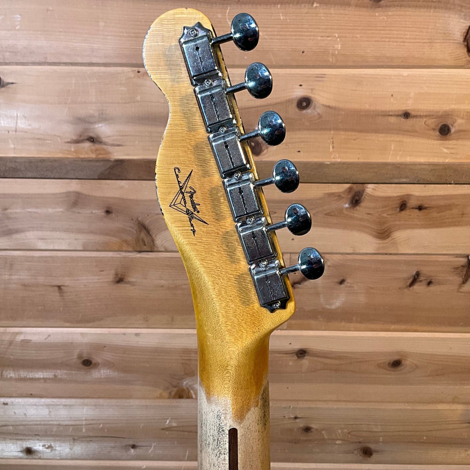 Fender Custom Shop 1956 Esquire Relic Electric Guitar - Charcoal Frost Metallic