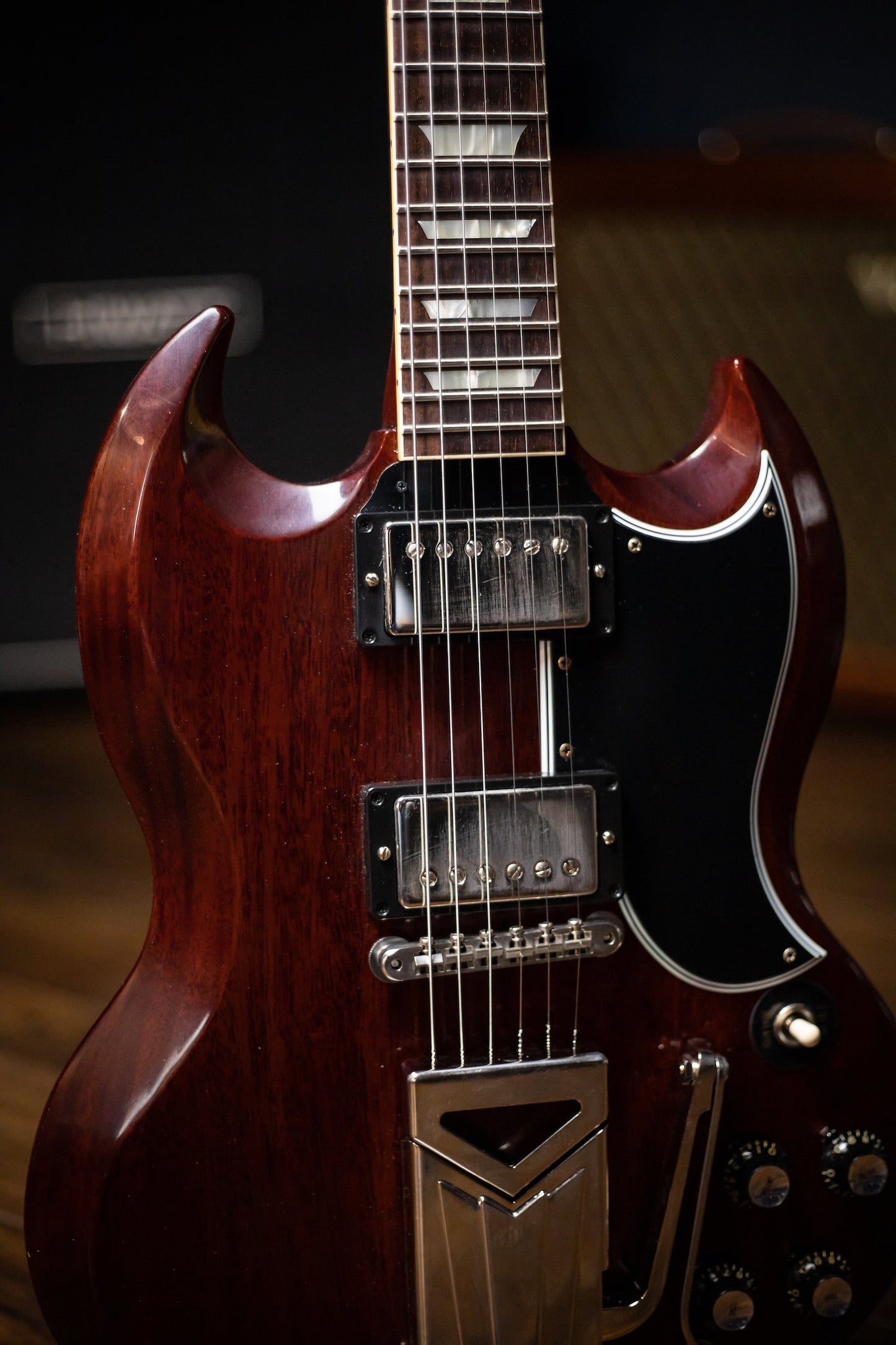 Gibson Custom Shop 60th Anniversary 1961 SG Les Paul Standard VOS Electric Guitar - Cherry Red