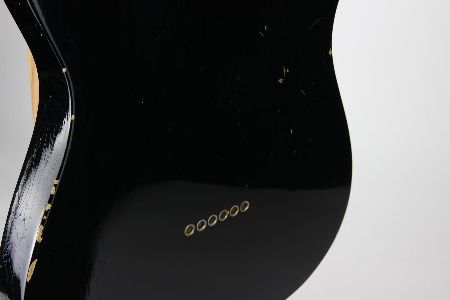 2014 Fender Custom Shop NAMM 1959 Telecaster Journeyman Relic Black - Flame Neck, ULTRA LIGHT '59 Tele!
