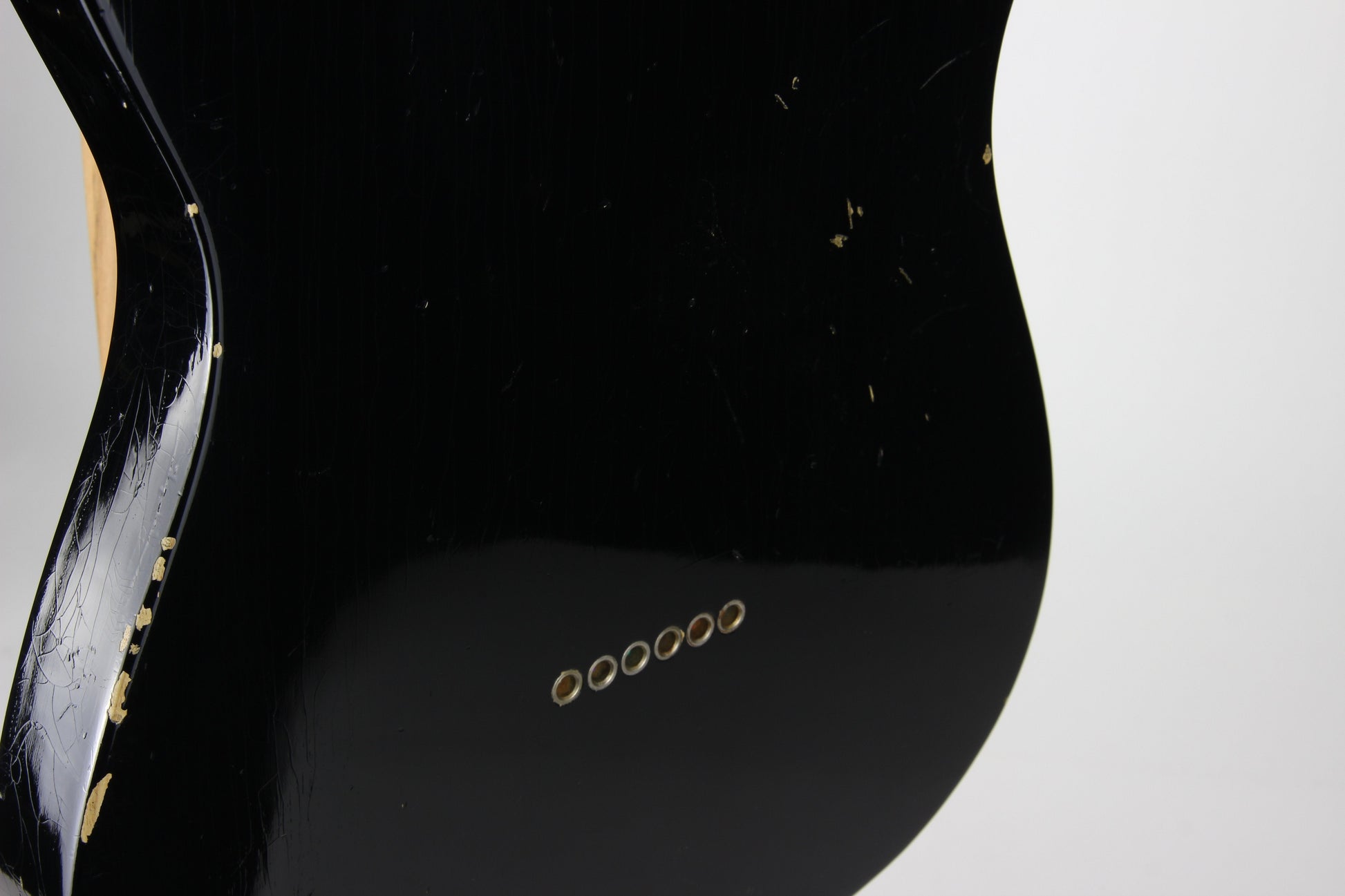 2014 Fender Custom Shop NAMM 1959 Telecaster Journeyman Relic Black - Flame Neck, ULTRA LIGHT '59 Tele!
