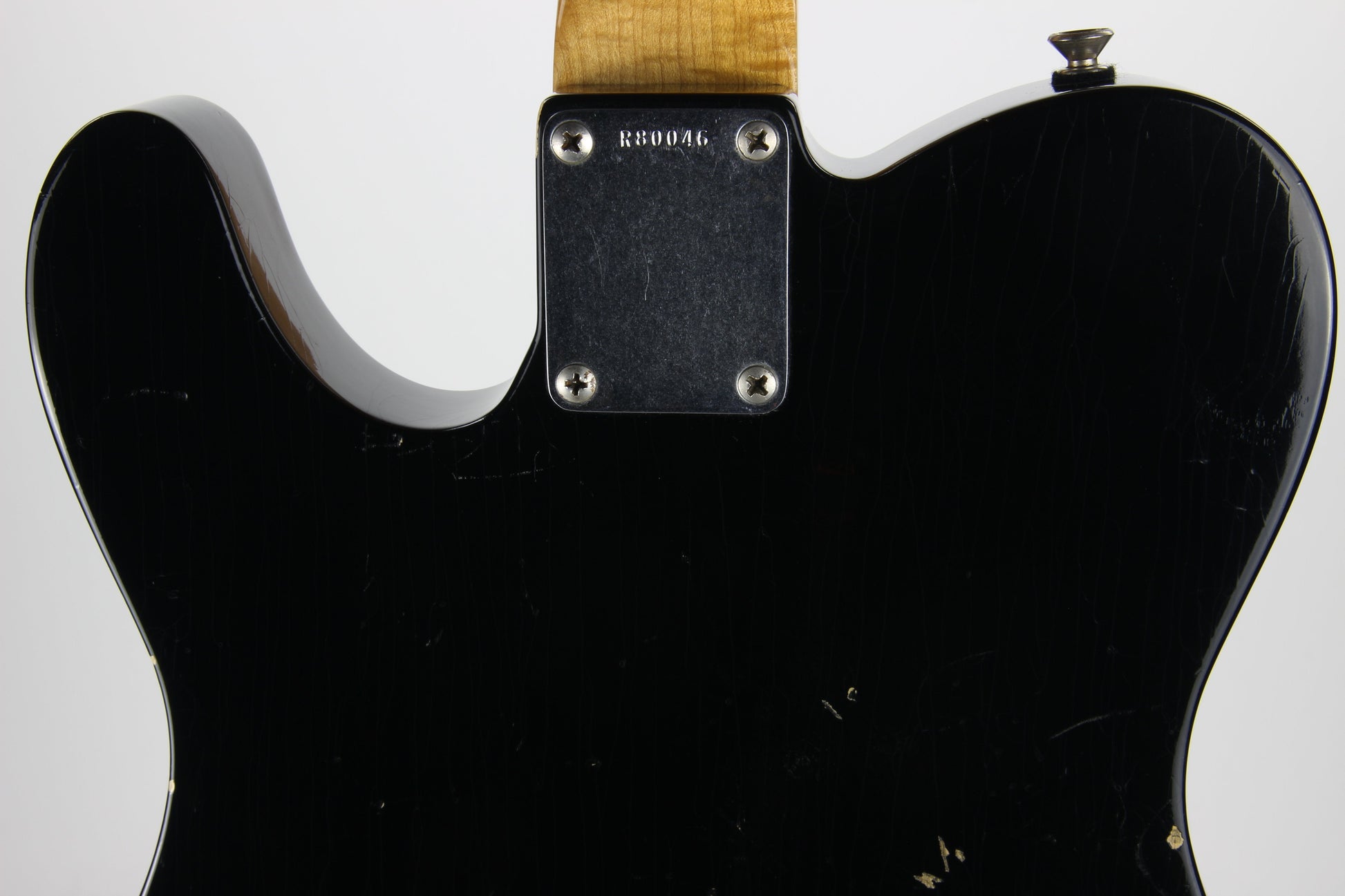 2014 Fender Custom Shop NAMM 1959 Telecaster Journeyman Relic Black - Flame Neck, ULTRA LIGHT '59 Tele!