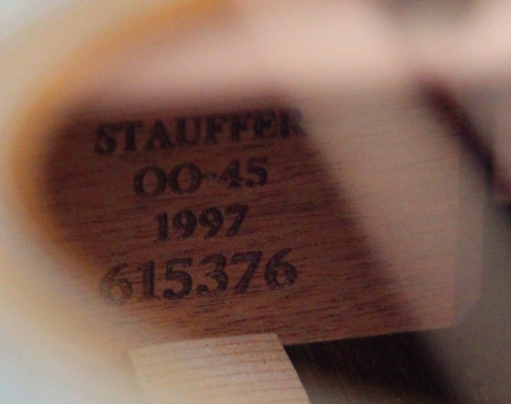 1997 Martin 00-45 Stauffer Brazilian Rosewood Commemorative - VERY RARE, Limited Edition, Coffin Case
