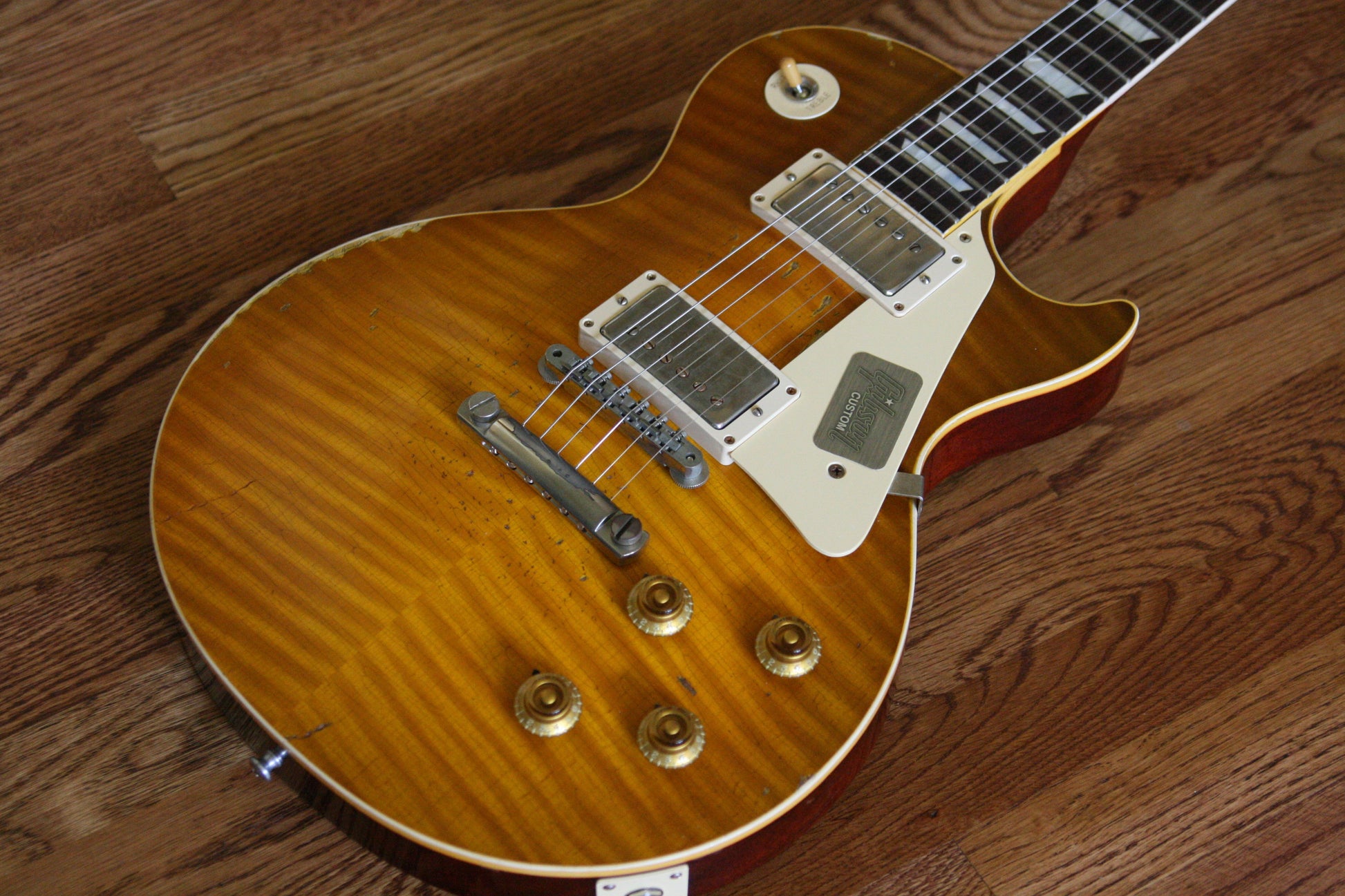 2015 Gibson 59 Ace Frehley AGED Les Paul 1959 True Historic Reissue Custom Shop! RARE! Lemon Burst