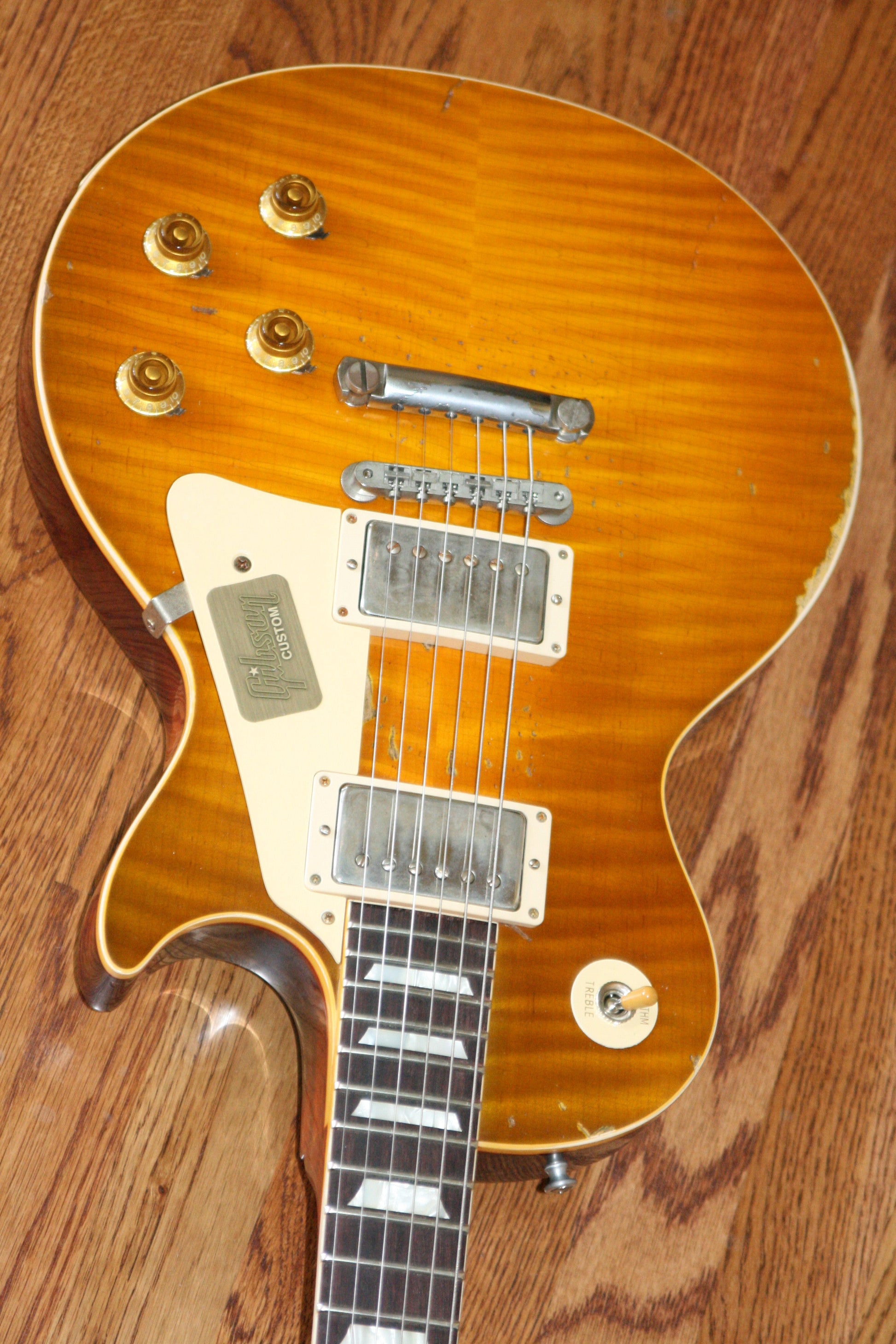 2015 Gibson 59 Ace Frehley AGED Les Paul 1959 True Historic Reissue Custom Shop! RARE! Lemon Burst