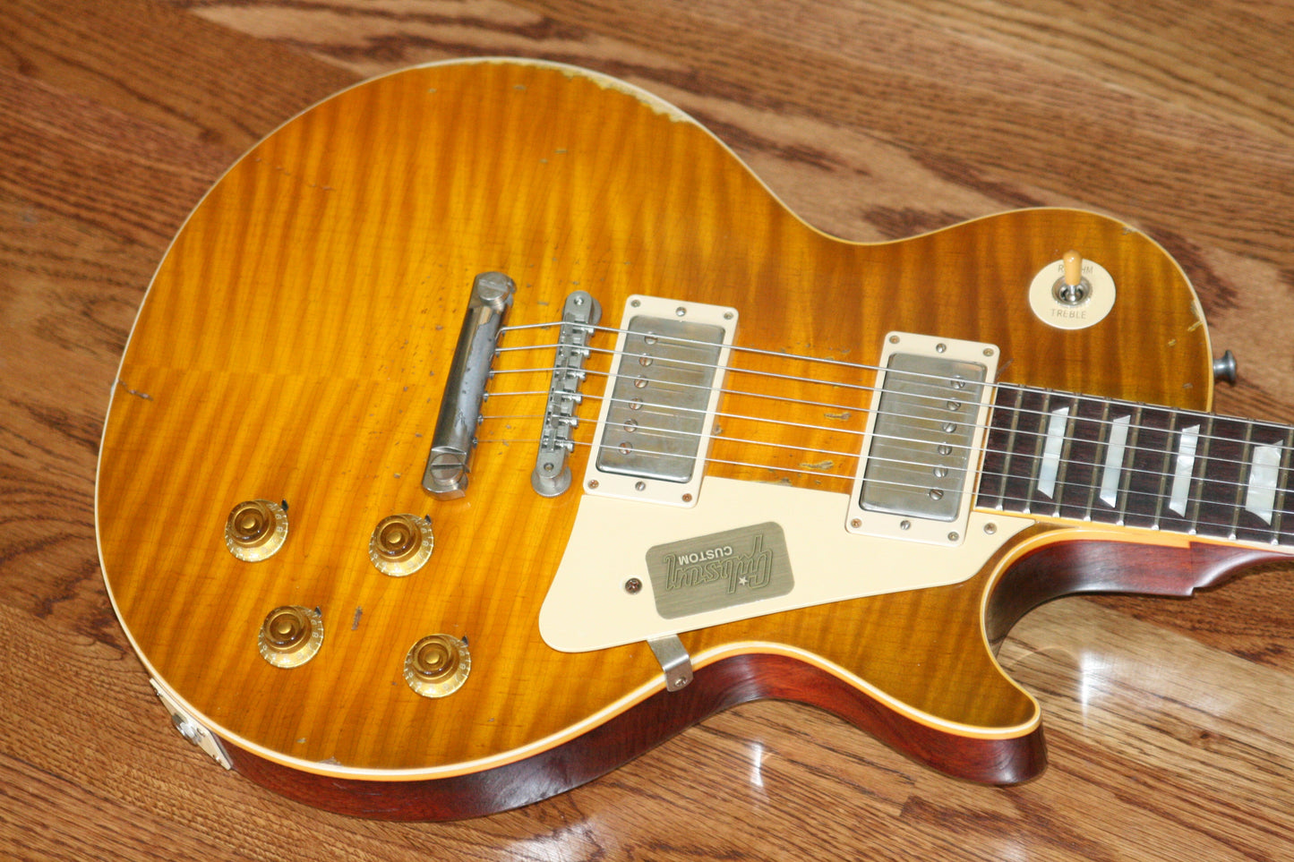 2015 Gibson 59 Ace Frehley AGED Les Paul 1959 True Historic Reissue Custom Shop! RARE! Lemon Burst