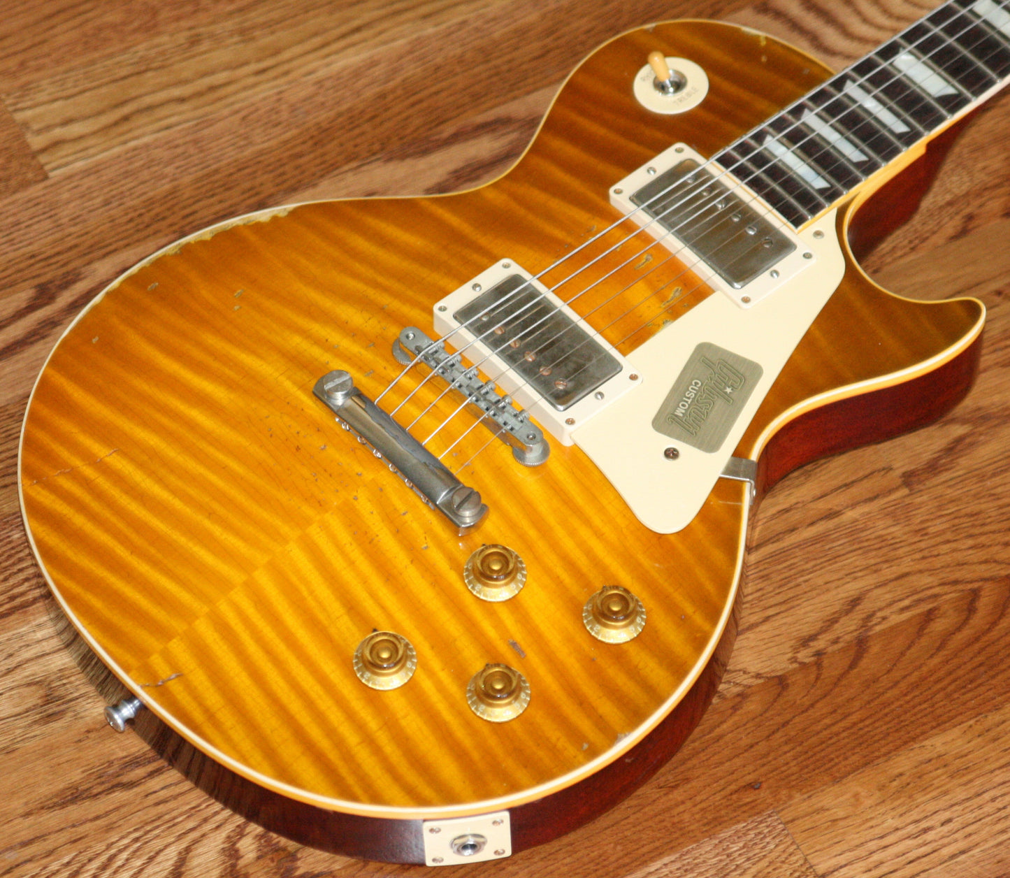 2015 Gibson 59 Ace Frehley AGED Les Paul 1959 True Historic Reissue Custom Shop! RARE! Lemon Burst