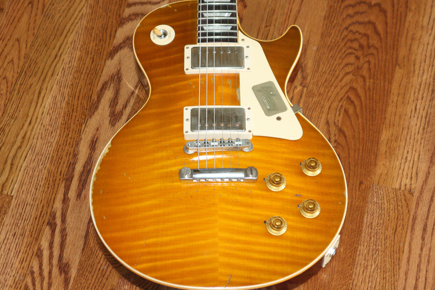 2015 Gibson 59 Ace Frehley AGED Les Paul 1959 True Historic Reissue Custom Shop! RARE! Lemon Burst