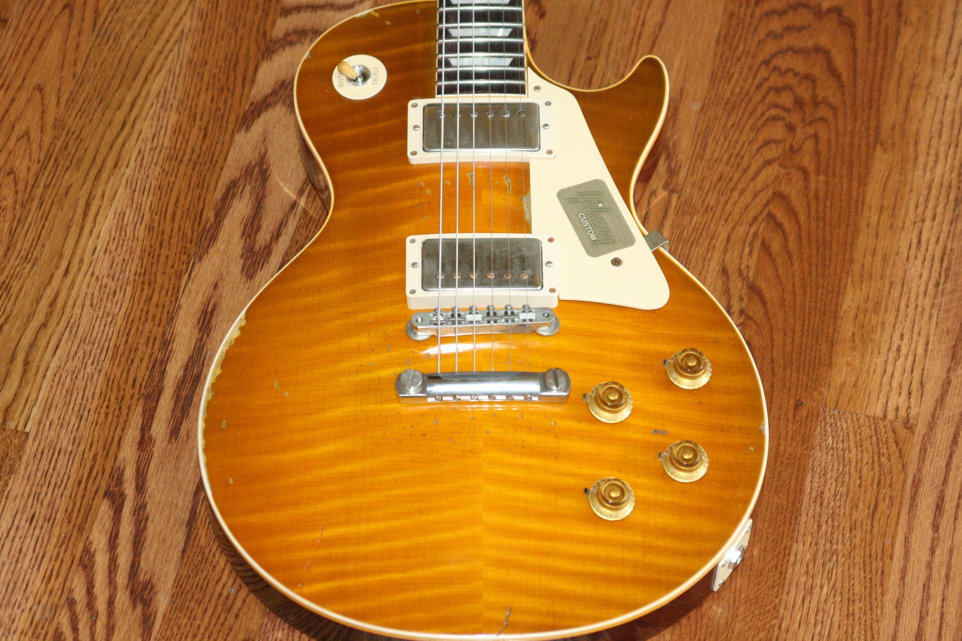 2015 Gibson 59 Ace Frehley AGED Les Paul 1959 True Historic Reissue Custom Shop! RARE! Lemon Burst
