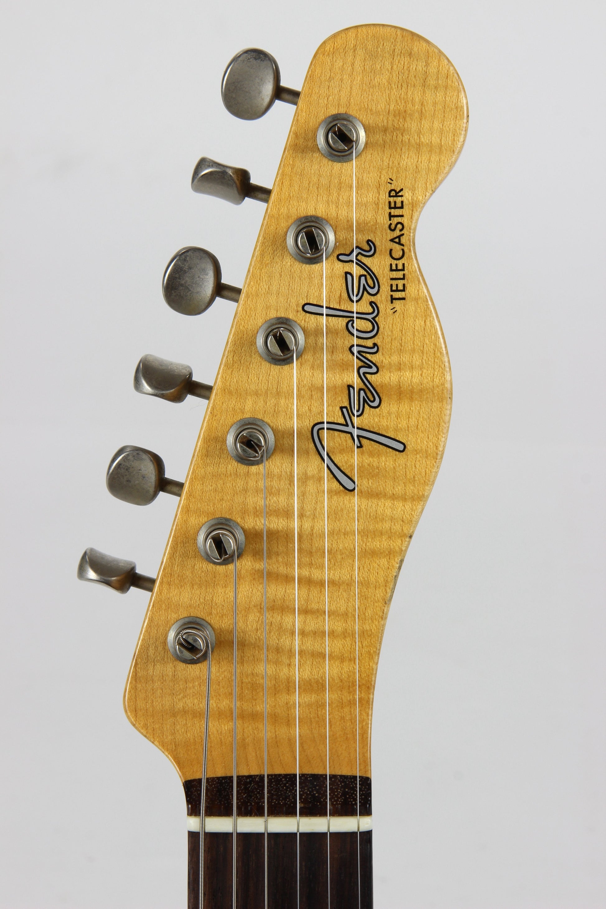 2014 Fender Custom Shop NAMM 1959 Telecaster Journeyman Relic Black - Flame Neck, ULTRA LIGHT '59 Tele!