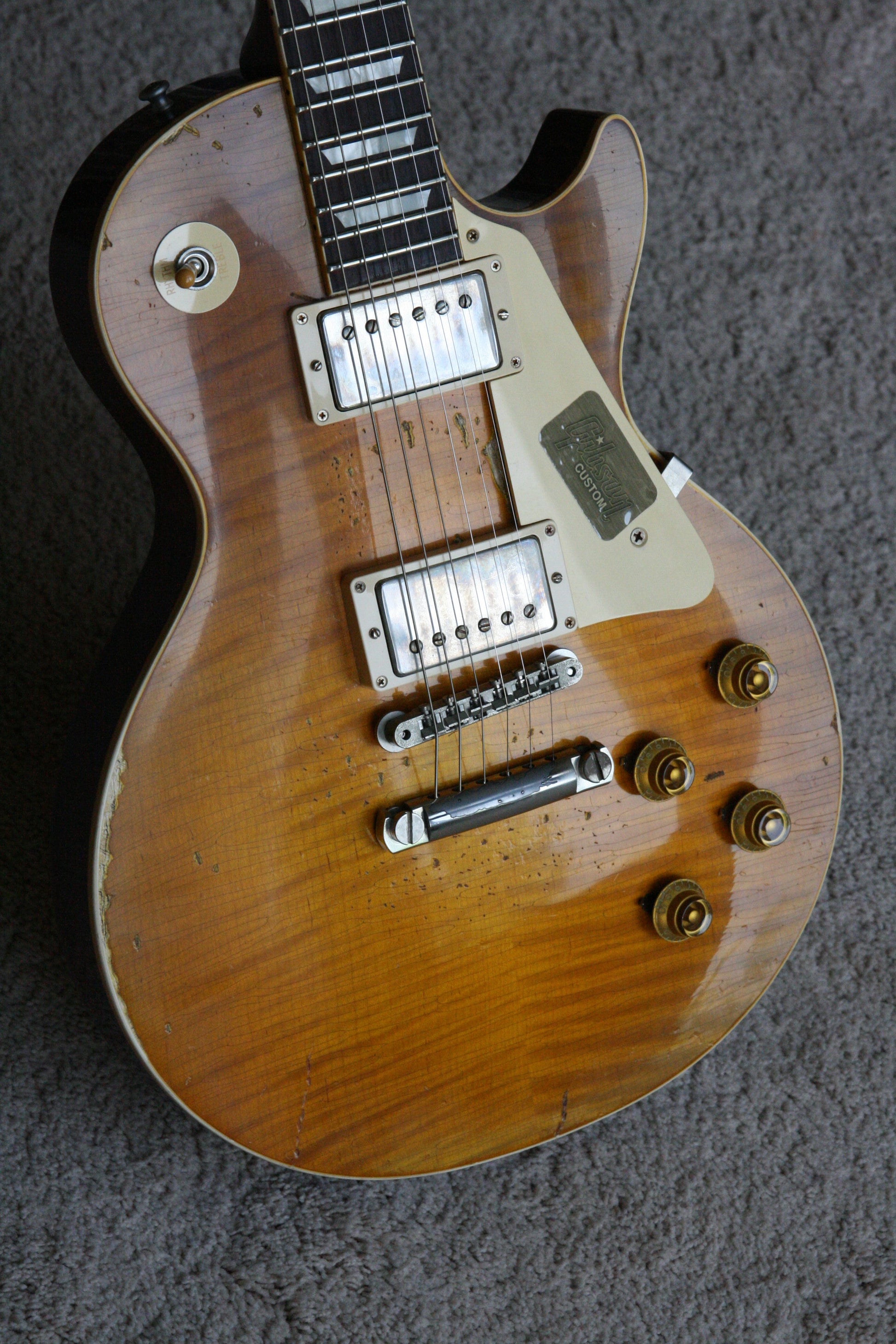 2015 Gibson 59 Ace Frehley AGED Les Paul 1959 True Historic Reissue Custom Shop! RARE! Lemon Burst