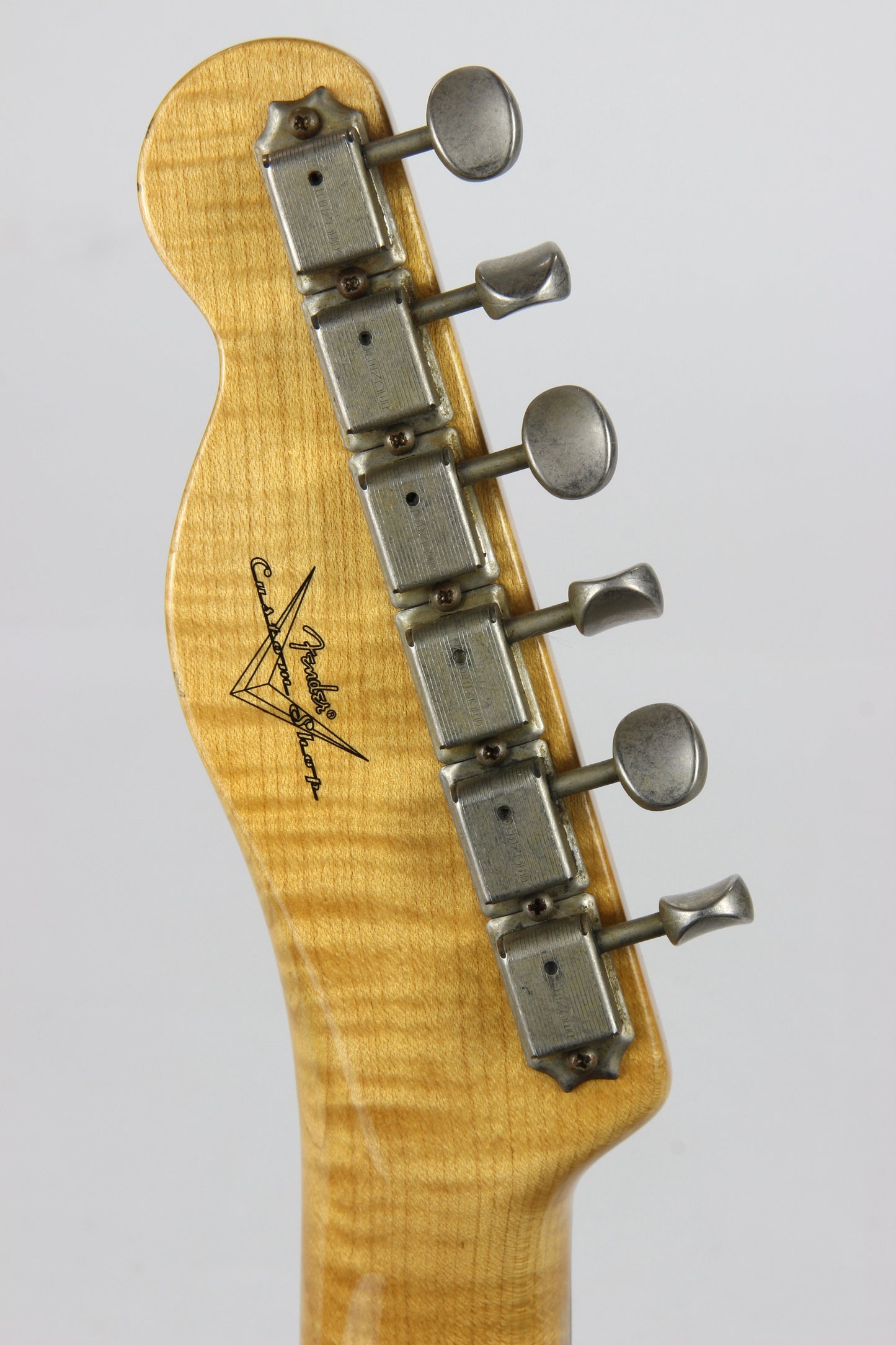 2014 Fender Custom Shop NAMM 1959 Telecaster Journeyman Relic Black - Flame Neck, ULTRA LIGHT '59 Tele!