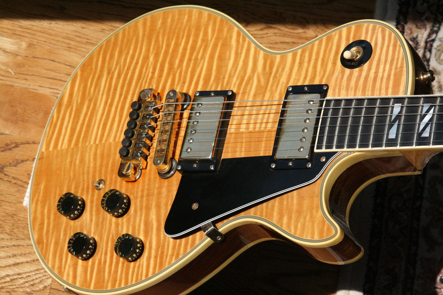 1979 Gibson 25/50 Anniversary Les Paul Custom Natural! AMAZING FLAMETOP! One of the Best Tops!
