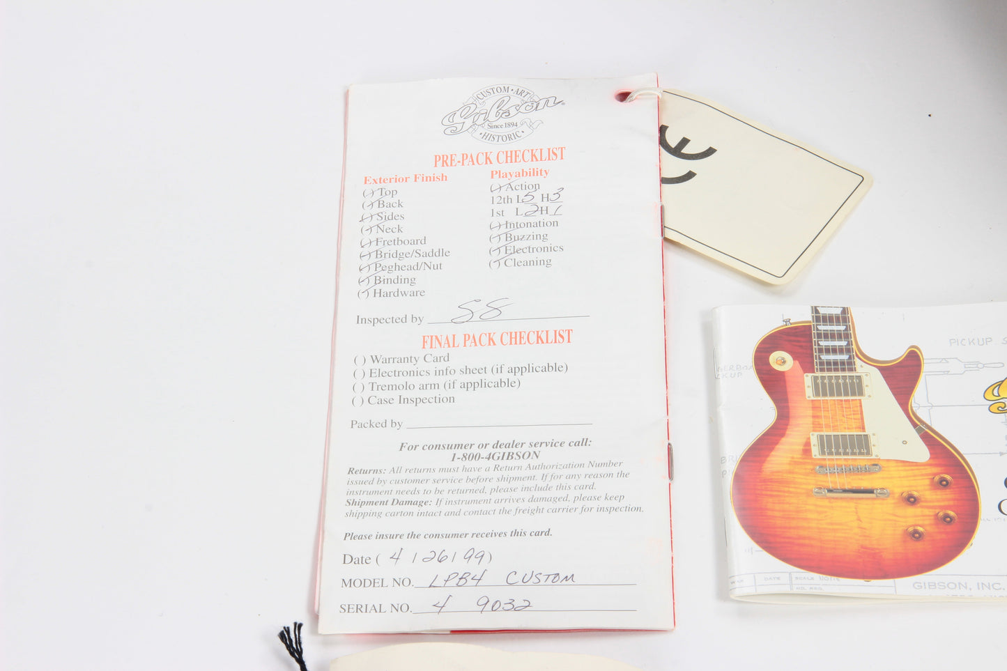 1999 Gibson 1954 Les Paul Custom Shop Historic Black Beauty '54 Reissue LPB4 - Alnico P90