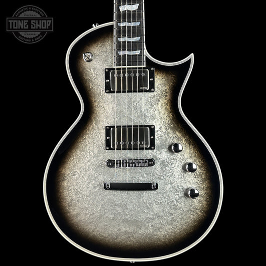ESP Original Series Eclipse Custom Silver Liquid Metal Burst w/case E5231252