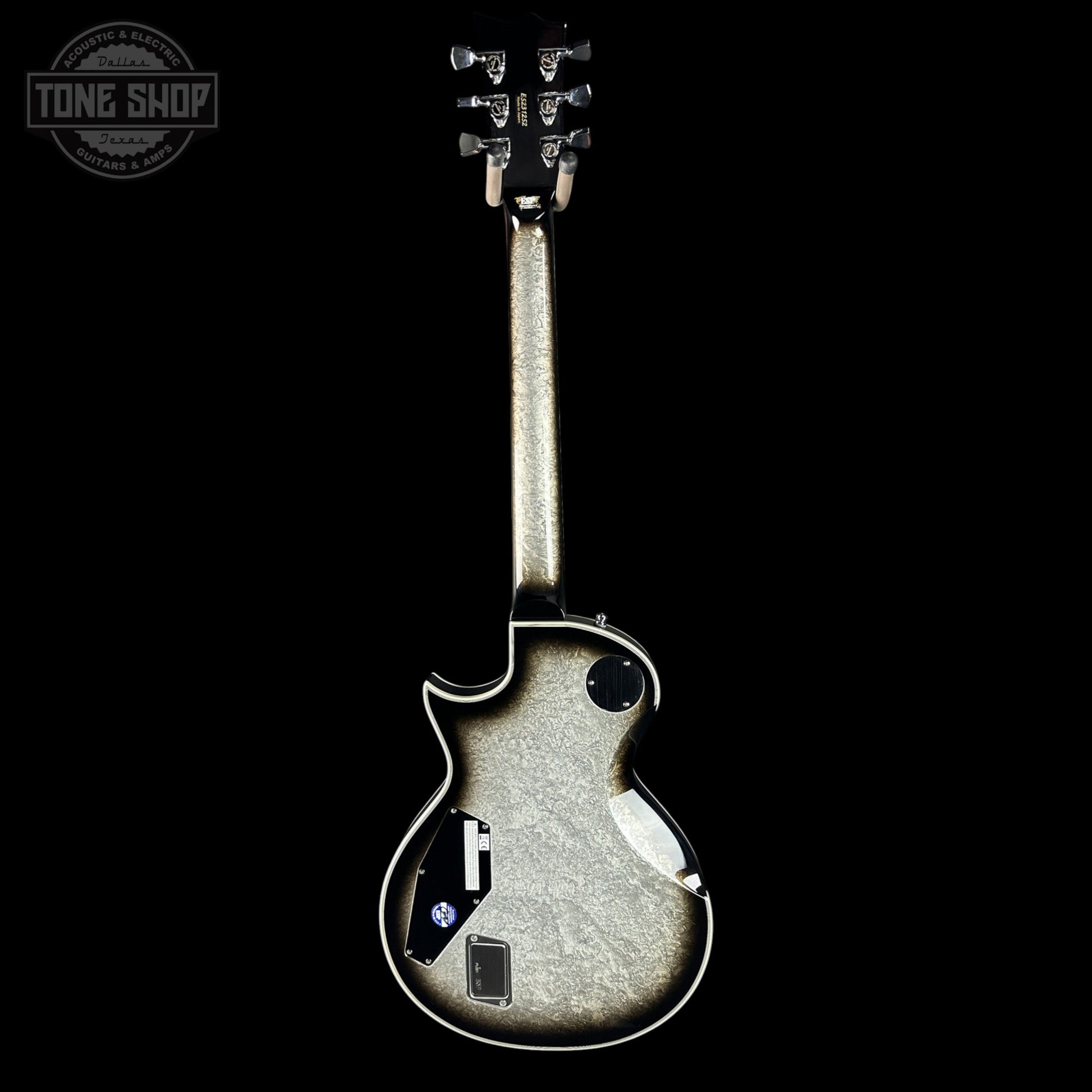ESP Original Series Eclipse Custom Silver Liquid Metal Burst w/case E5231252