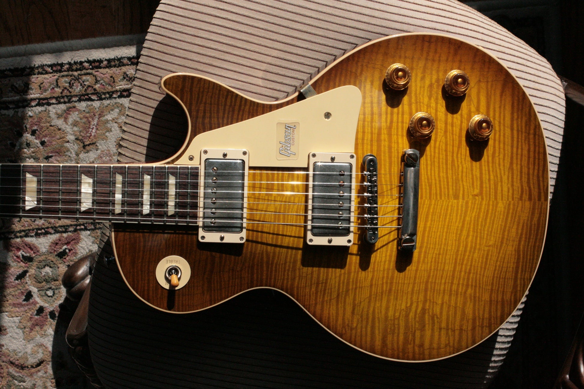 2019 Gibson 1959 Les Paul 60TH ANNIVERSARY Historic Reissue R9 59 Custom Shop Green Lemon Fade