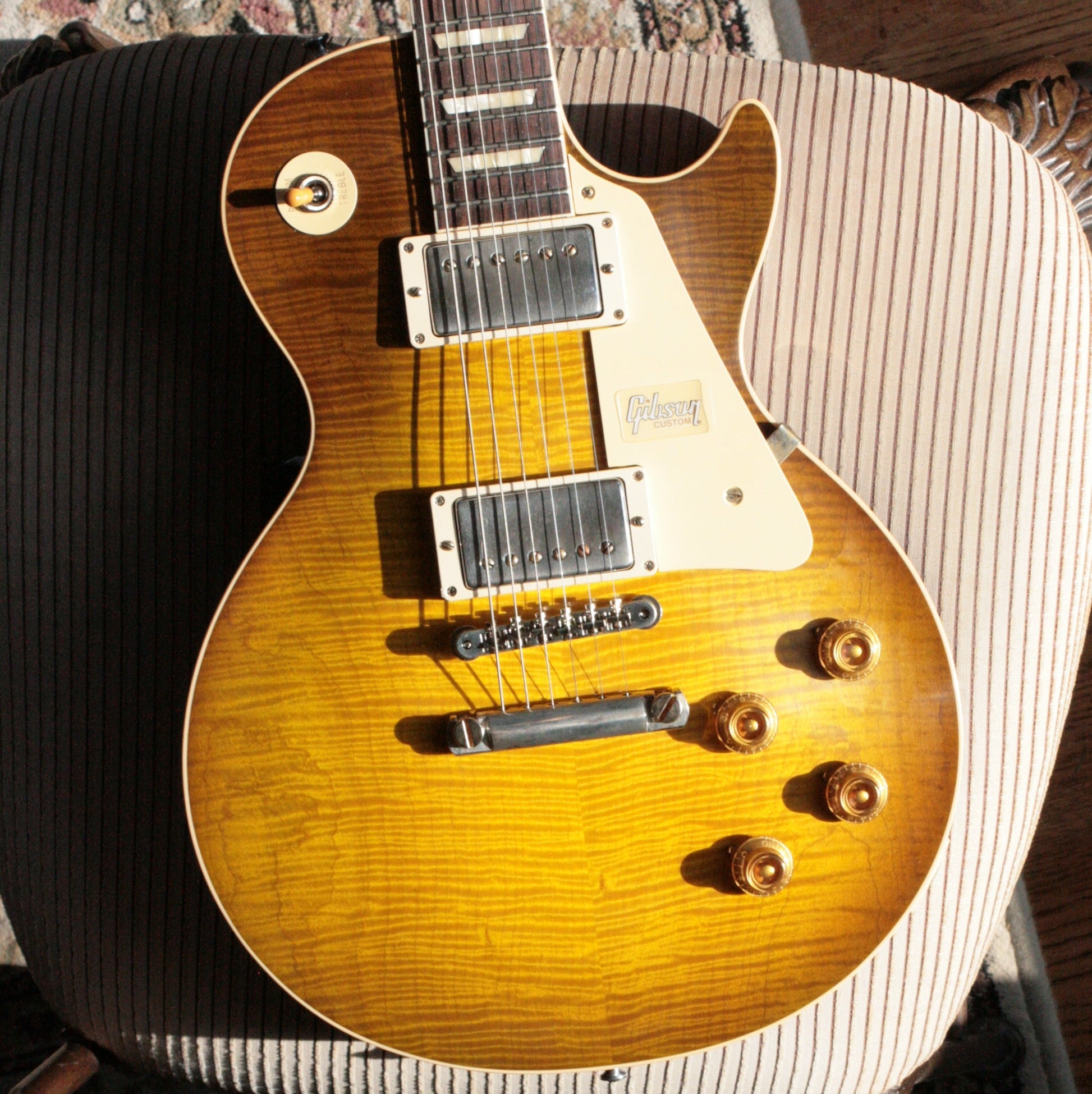 2019 Gibson 1959 Les Paul 60TH ANNIVERSARY Historic Reissue R9 59 Custom Shop Green Lemon Fade