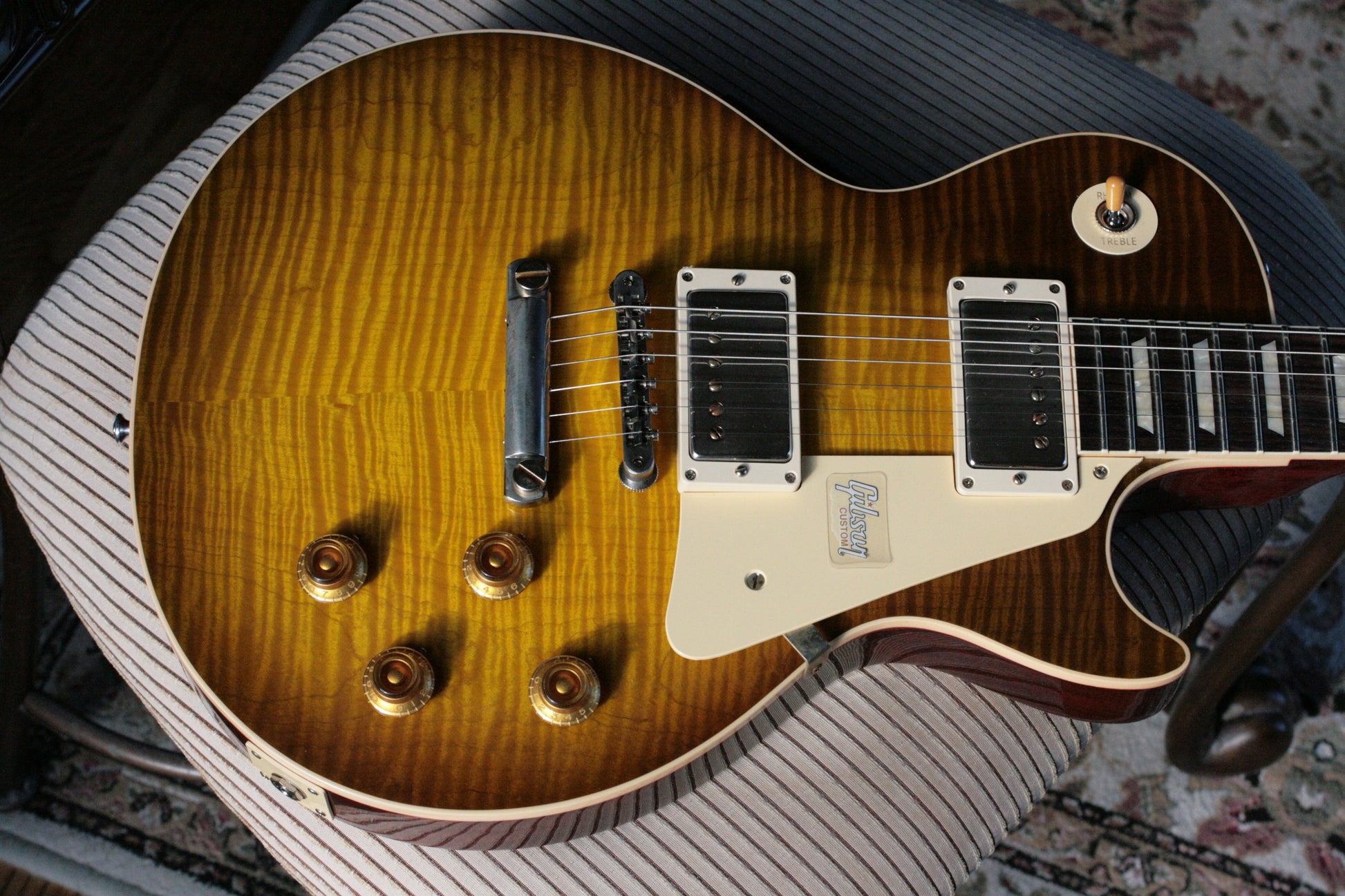 2019 Gibson 1959 Les Paul 60TH ANNIVERSARY Historic Reissue R9 59 Custom Shop Green Lemon Fade