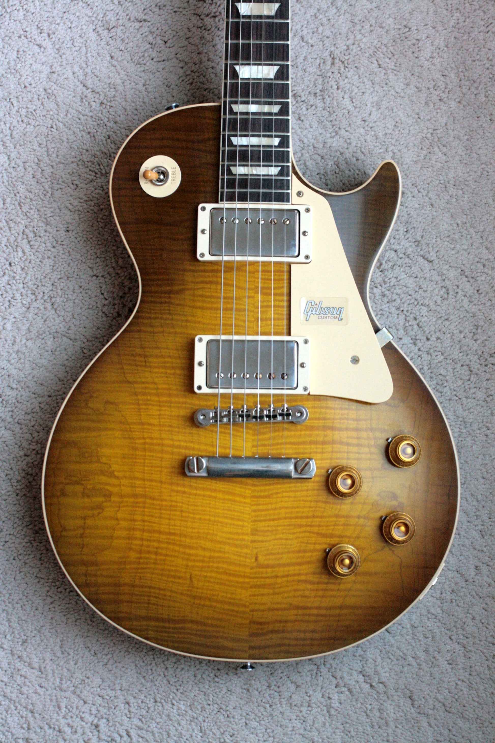 2019 Gibson 1959 Les Paul 60TH ANNIVERSARY Historic Reissue R9 59 Custom Shop Green Lemon Fade