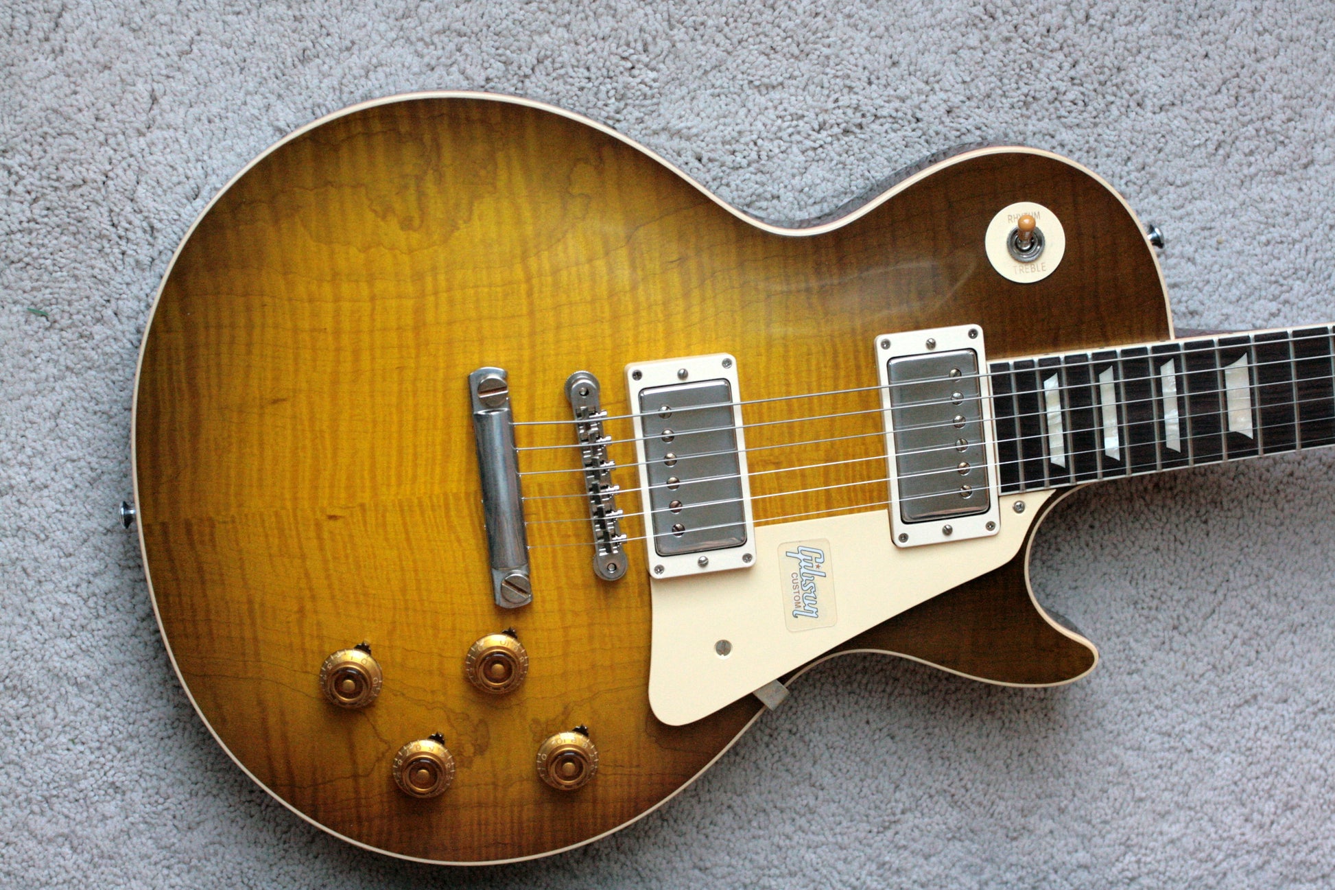 2019 Gibson 1959 Les Paul 60TH ANNIVERSARY Historic Reissue R9 59 Custom Shop Green Lemon Fade