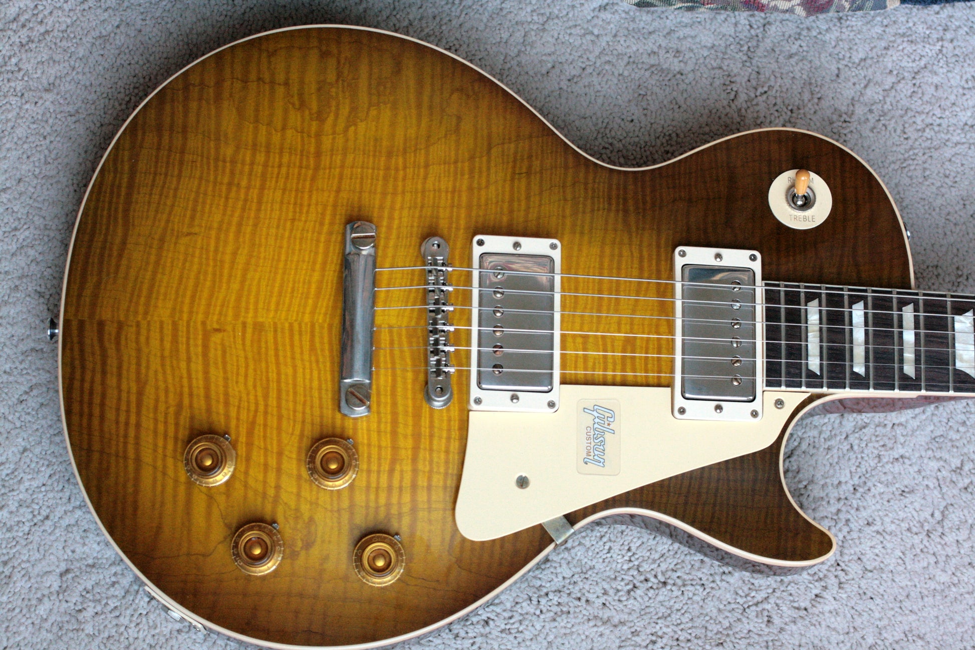 2019 Gibson 1959 Les Paul 60TH ANNIVERSARY Historic Reissue R9 59 Custom Shop Green Lemon Fade