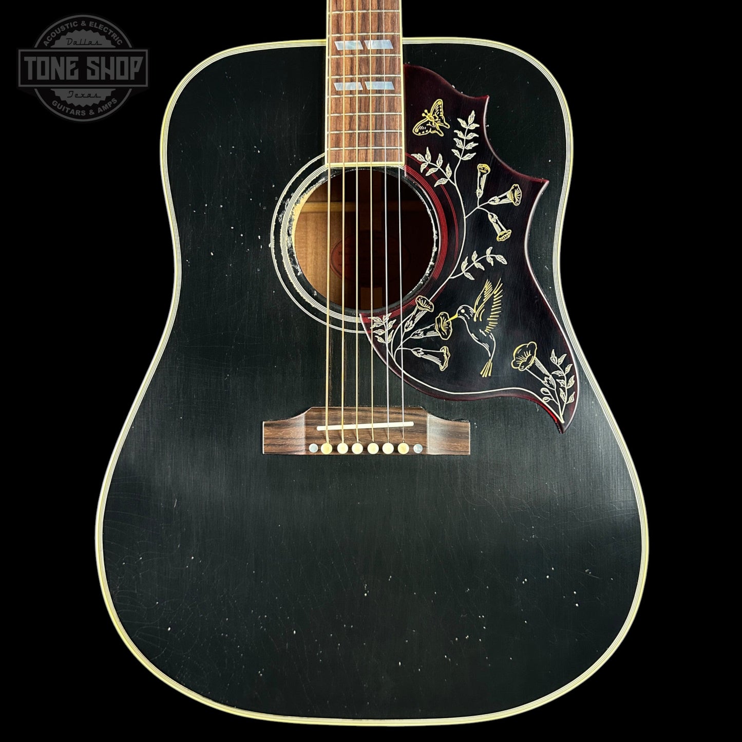 Gibson Custom Dealer Select 1960 Hummingbird Historic Light Aged Ebony w/case 21504044