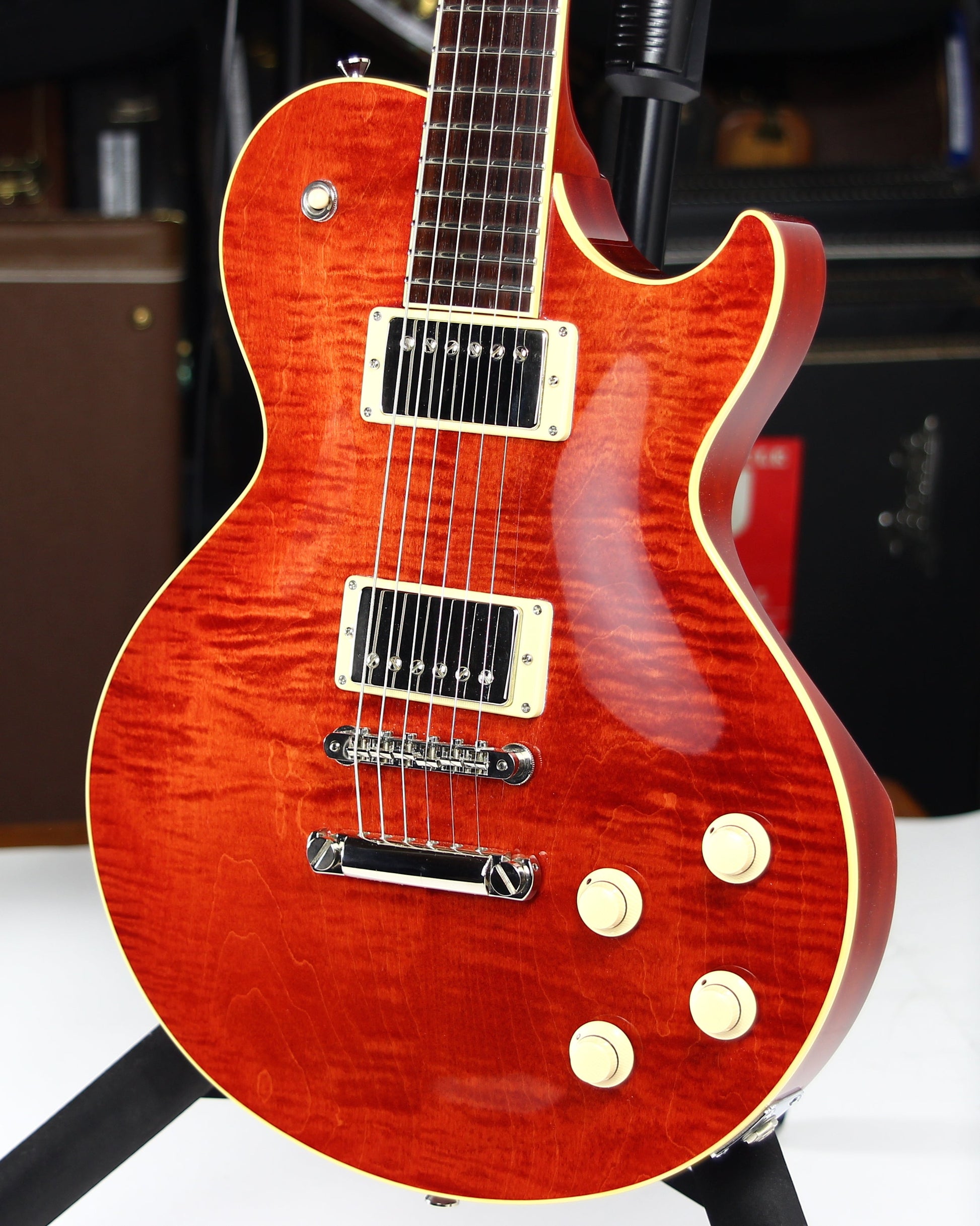 2013 Collings CL City Limits Deluxe Flametop -- Throbak Custom ER Humbuckers, Madagascar Rosewood! dlx