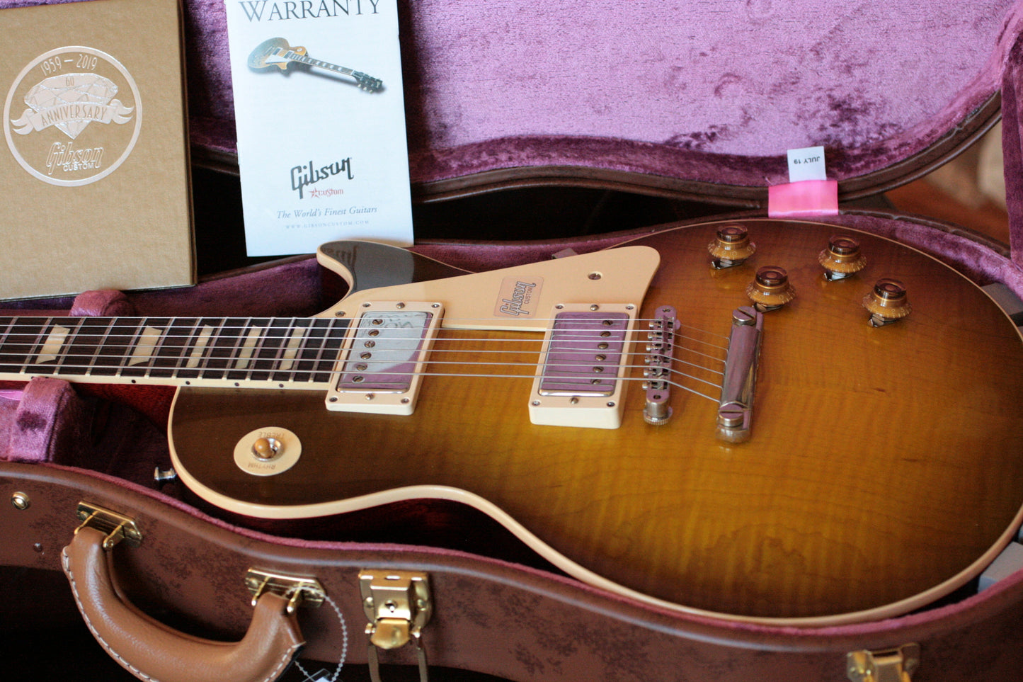 2019 Gibson 1959 Les Paul 60TH ANNIVERSARY Historic Reissue R9 59 Custom Shop Green Lemon Fade
