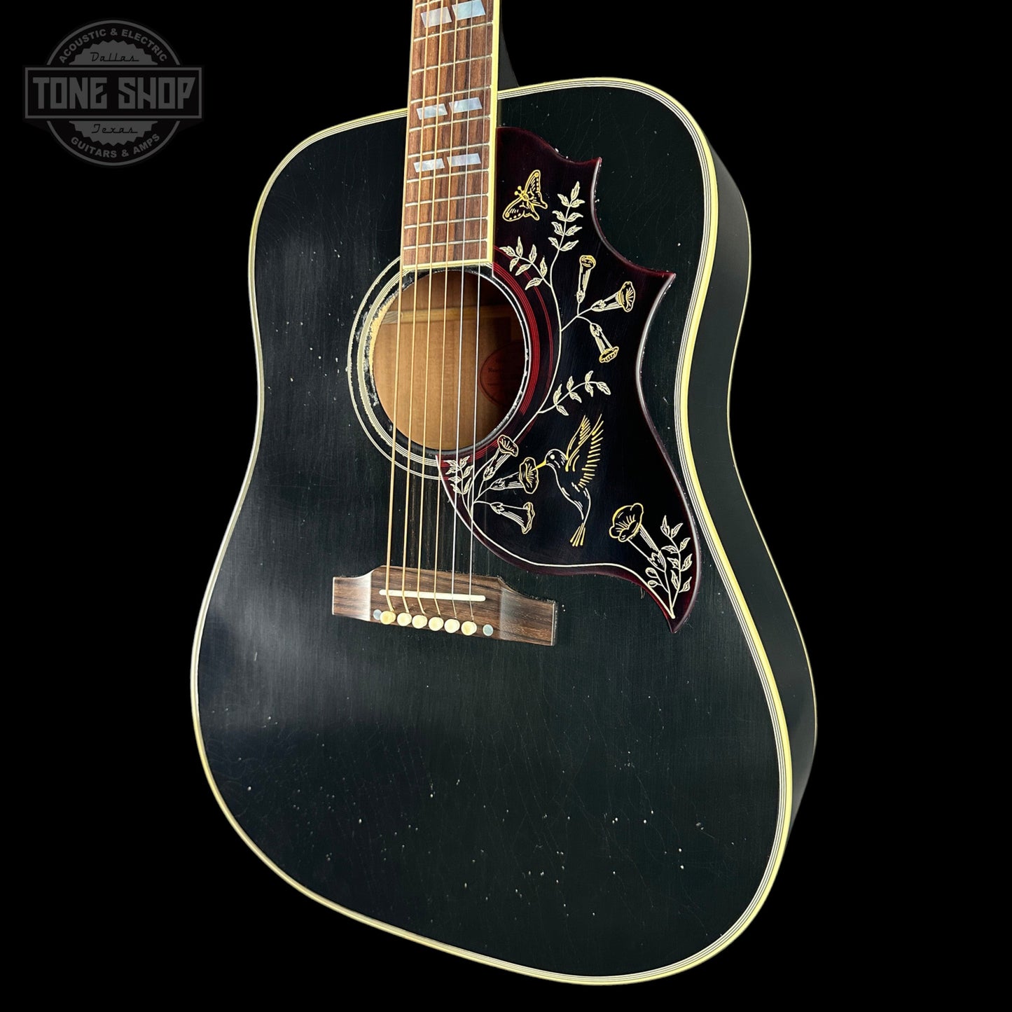 Gibson Custom Dealer Select 1960 Hummingbird Historic Light Aged Ebony w/case 21504044