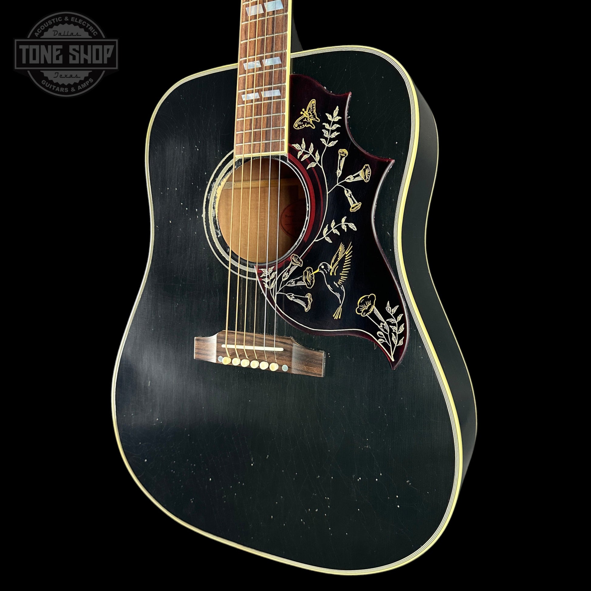 Gibson Custom Dealer Select 1960 Hummingbird Historic Light Aged Ebony w/case 21504044