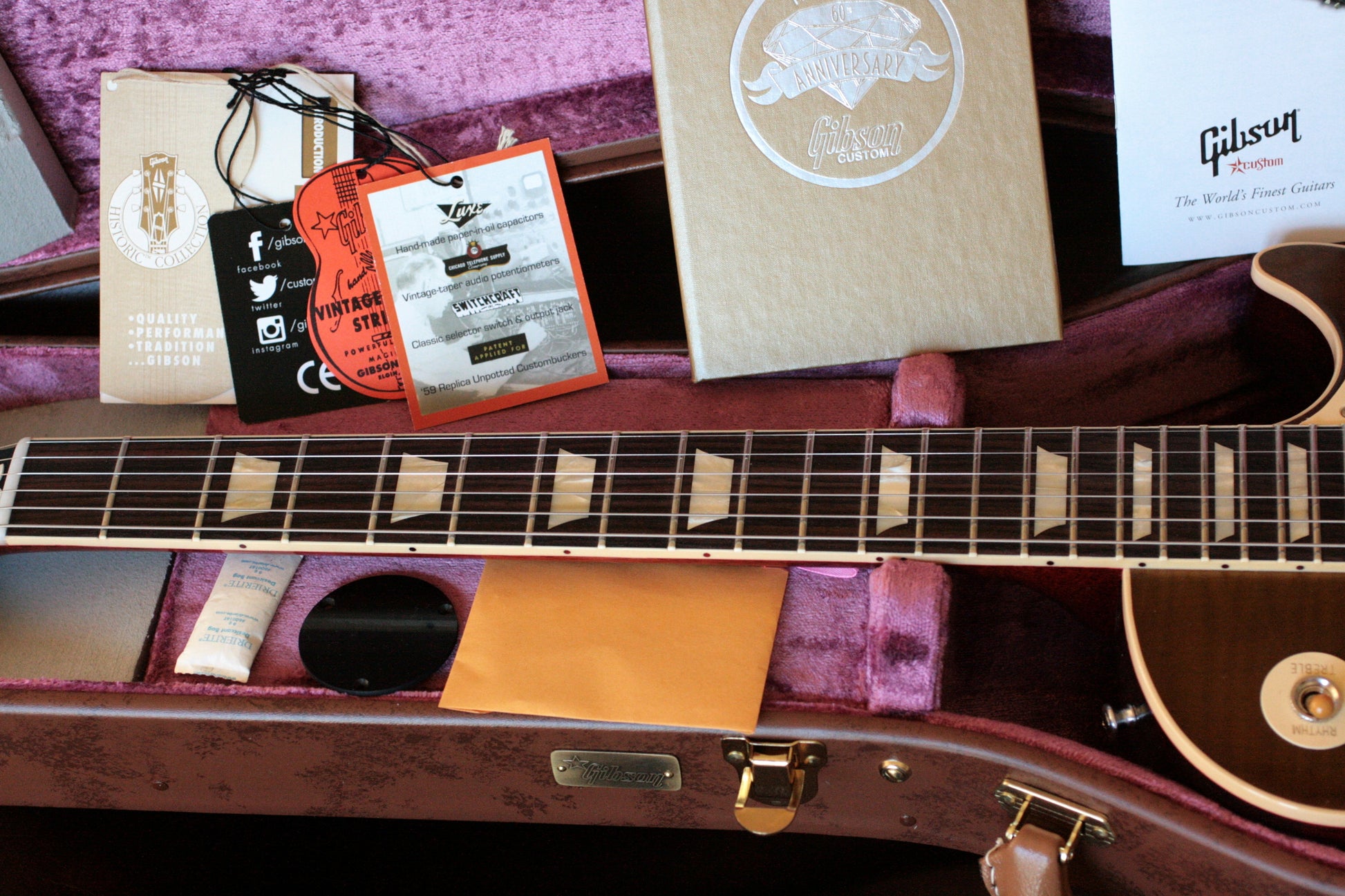 2019 Gibson 1959 Les Paul 60TH ANNIVERSARY Historic Reissue R9 59 Custom Shop Green Lemon Fade