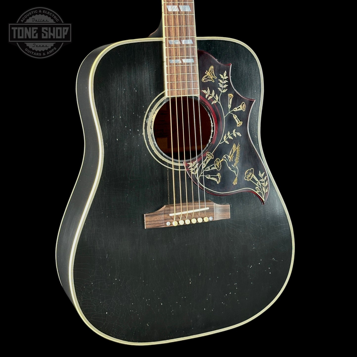 Gibson Custom Dealer Select 1960 Hummingbird Historic Light Aged Ebony w/case 21504044