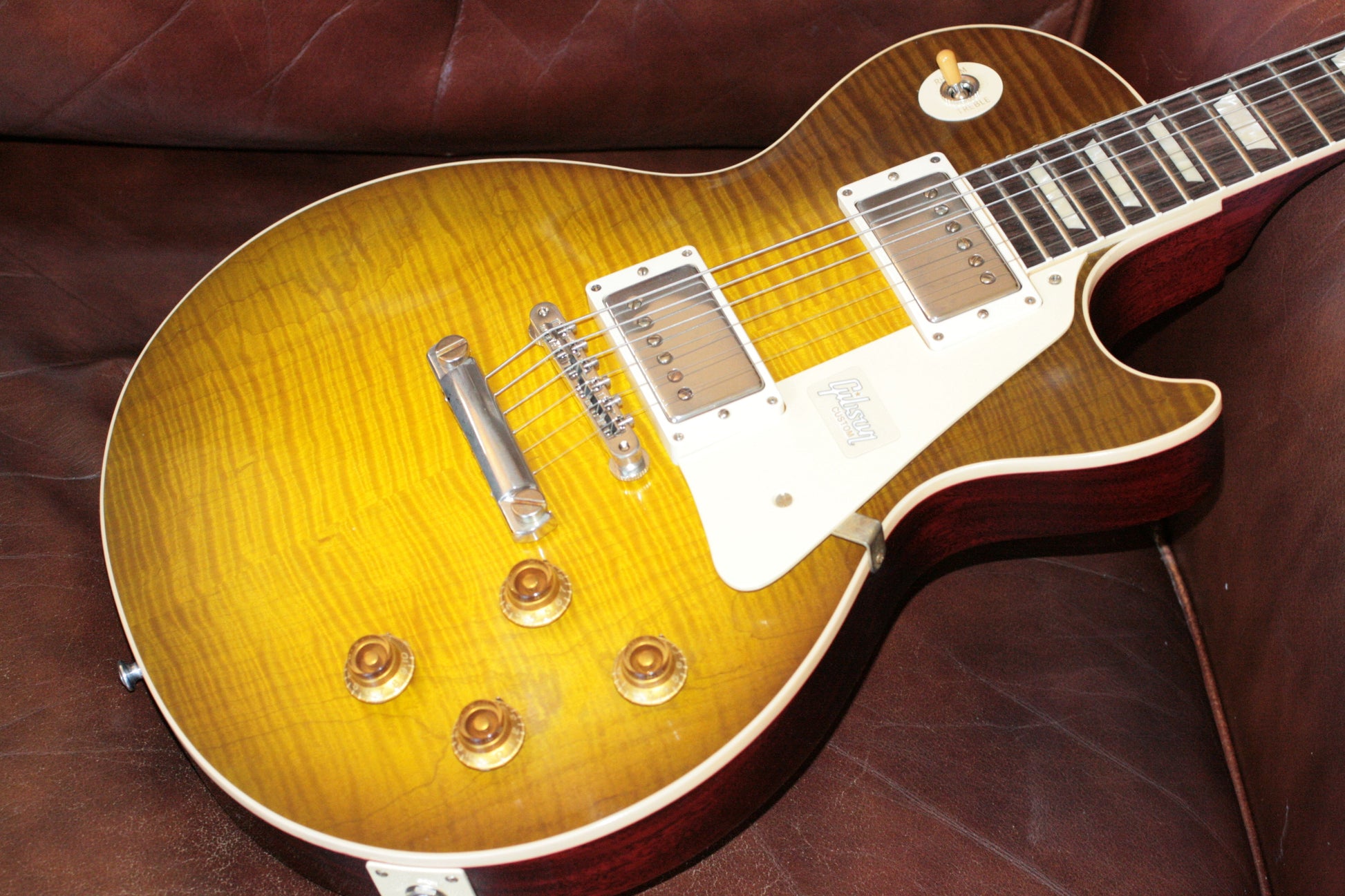 2019 Gibson 1959 Les Paul 60TH ANNIVERSARY Historic Reissue R9 59 Custom Shop Green Lemon Fade
