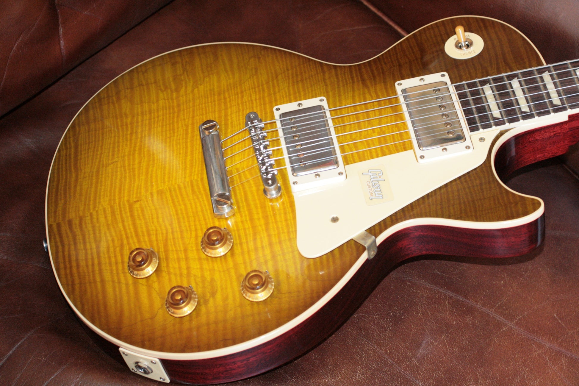 2019 Gibson 1959 Les Paul 60TH ANNIVERSARY Historic Reissue R9 59 Custom Shop Green Lemon Fade
