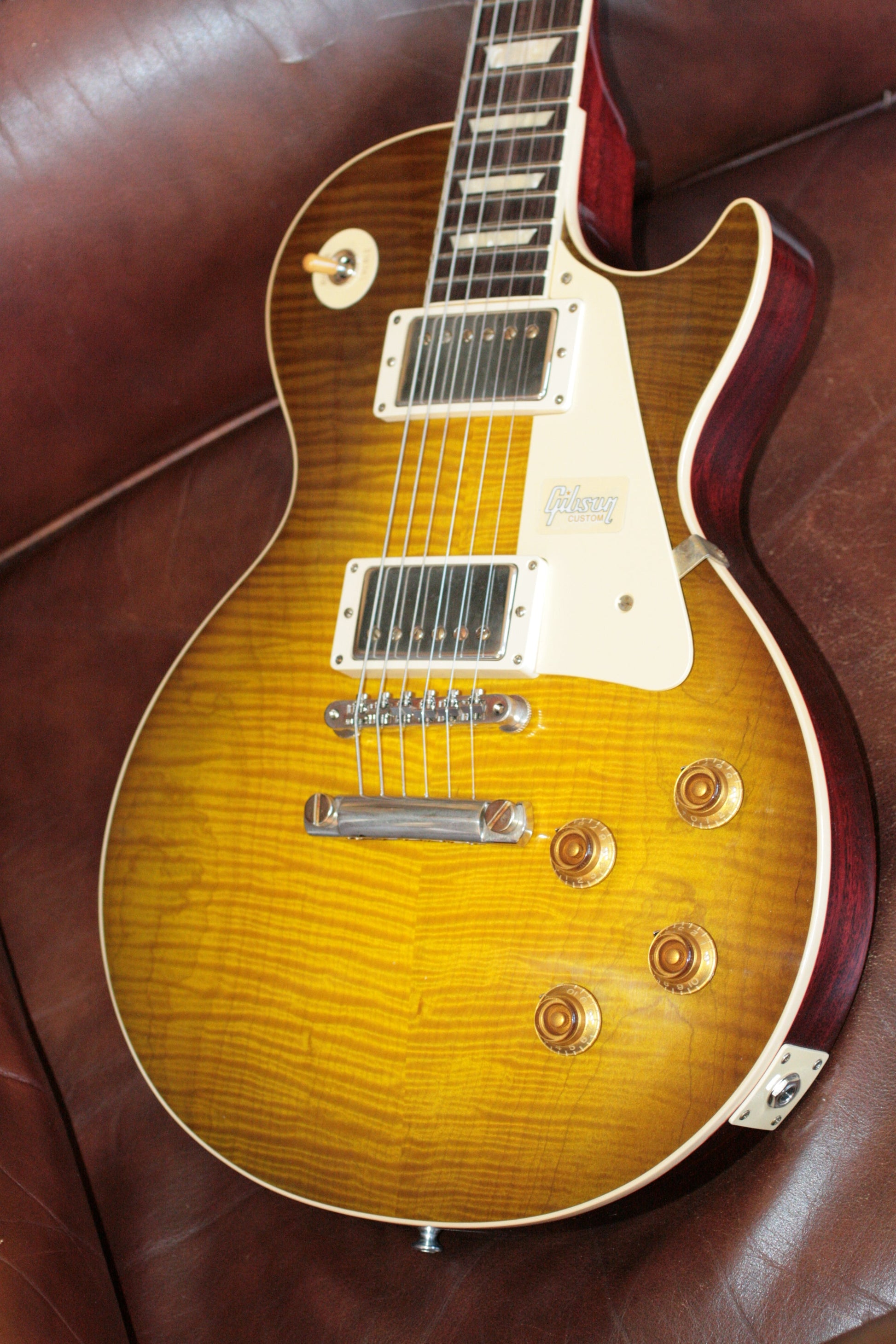 2019 Gibson 1959 Les Paul 60TH ANNIVERSARY Historic Reissue R9 59 Custom Shop Green Lemon Fade