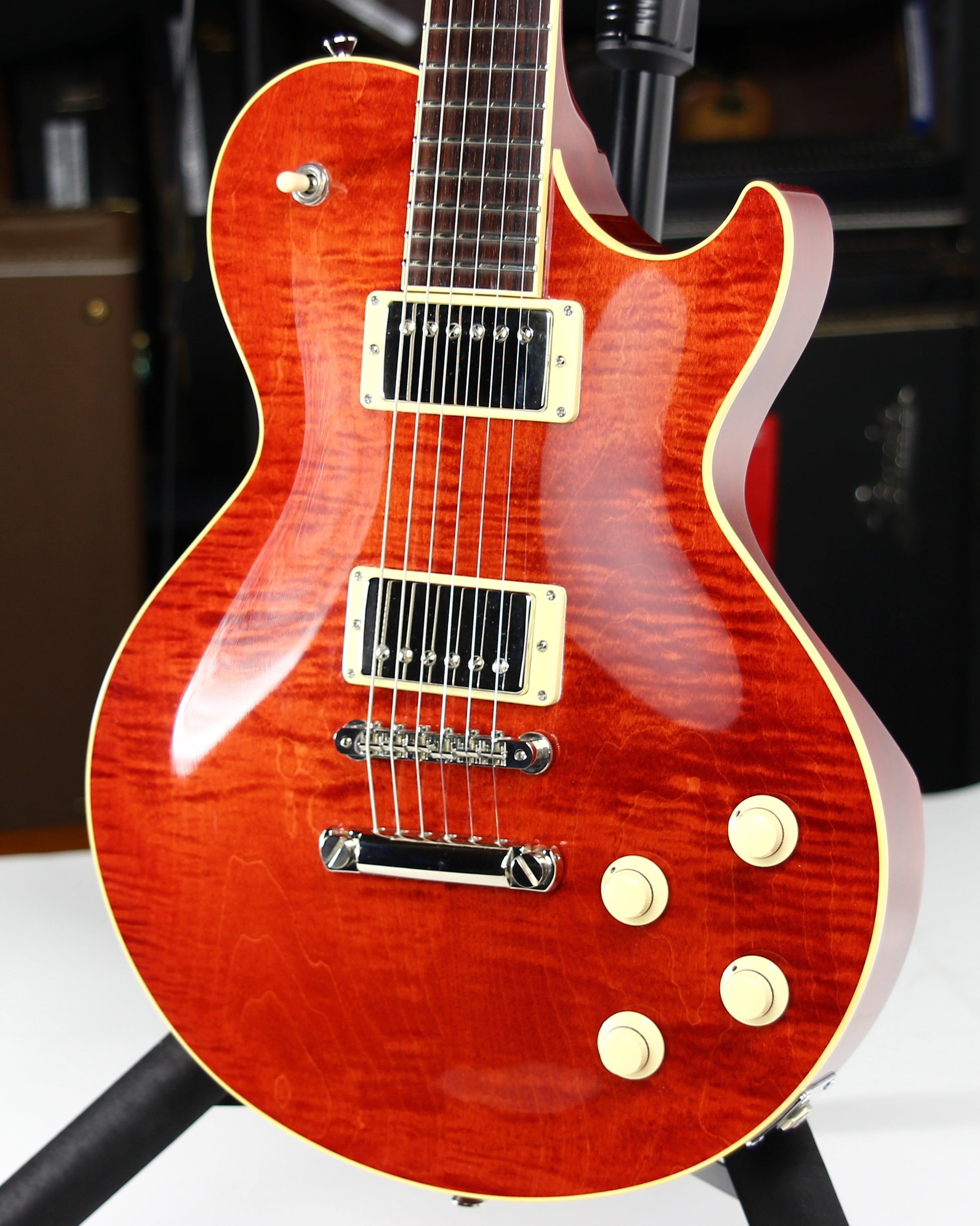 2013 Collings CL City Limits Deluxe Flametop -- Throbak Custom ER Humbuckers, Madagascar Rosewood! dlx