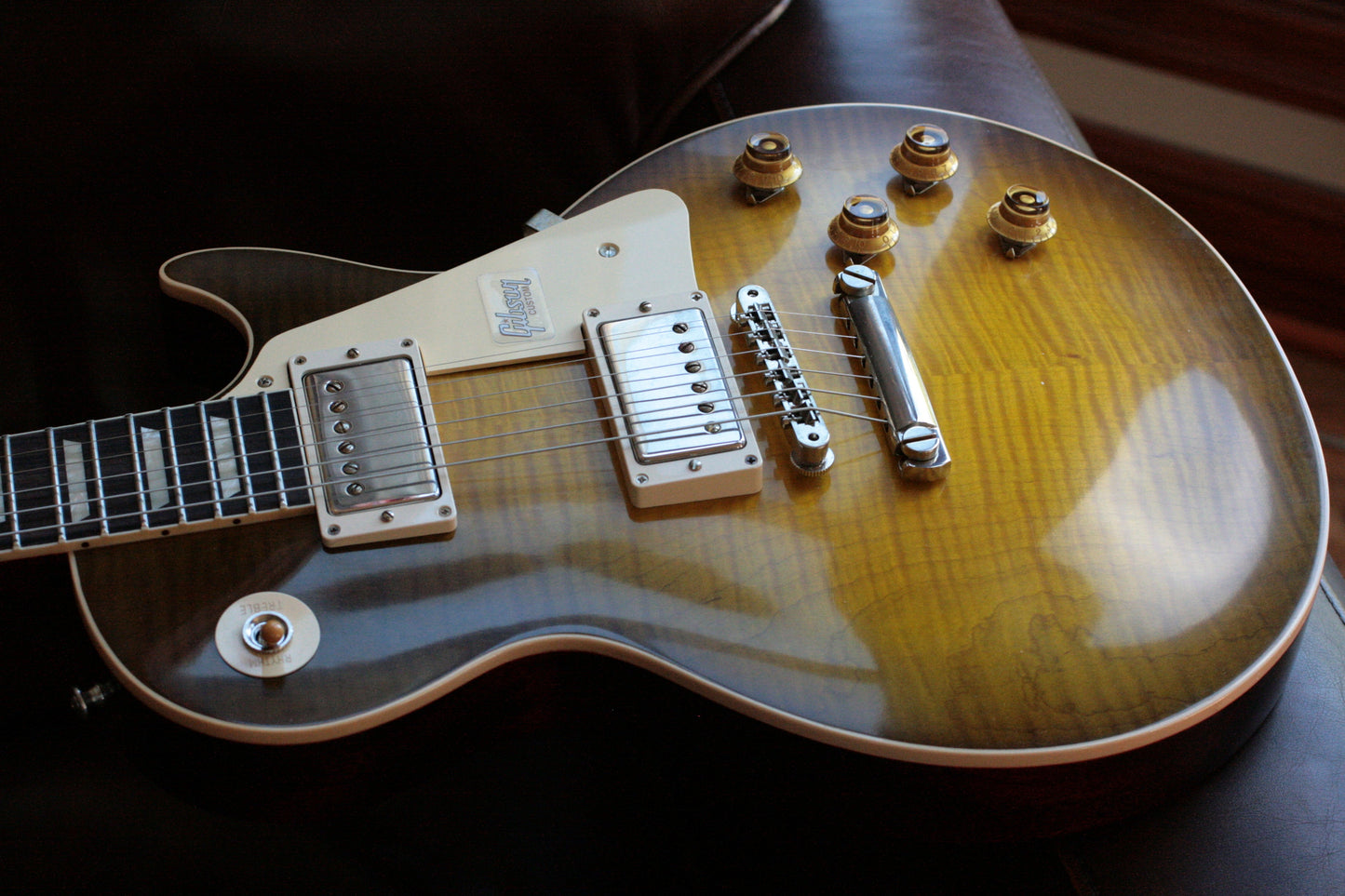 2019 Gibson 1959 Les Paul 60TH ANNIVERSARY Historic Reissue R9 59 Custom Shop Green Lemon Fade