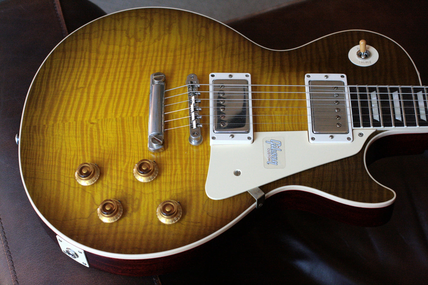2019 Gibson 1959 Les Paul 60TH ANNIVERSARY Historic Reissue R9 59 Custom Shop Green Lemon Fade