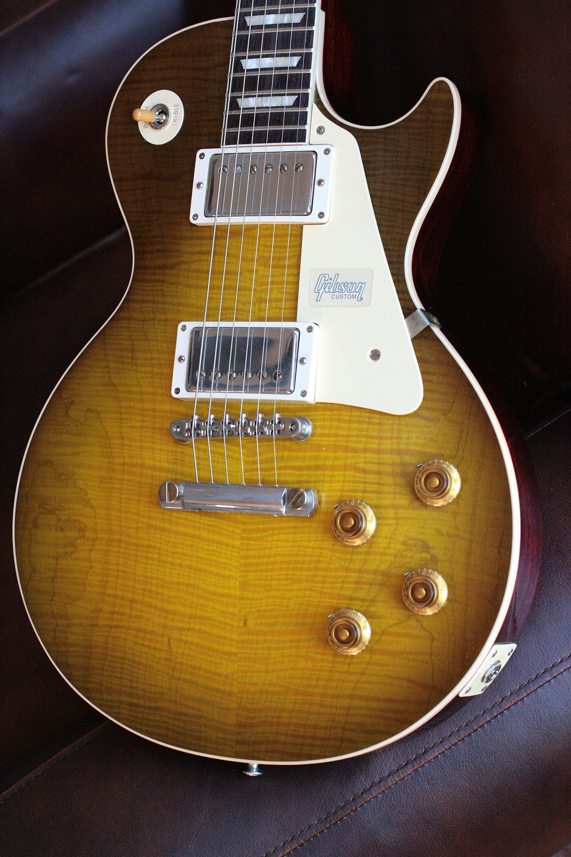 2019 Gibson 1959 Les Paul 60TH ANNIVERSARY Historic Reissue R9 59 Custom Shop Green Lemon Fade