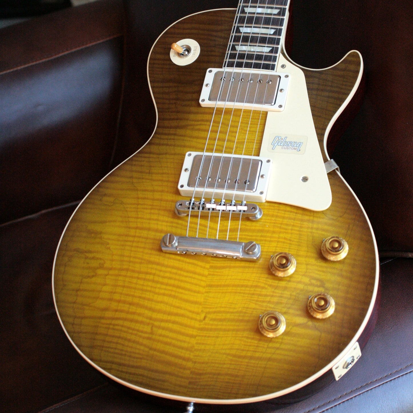 2019 Gibson 1959 Les Paul 60TH ANNIVERSARY Historic Reissue R9 59 Custom Shop Green Lemon Fade