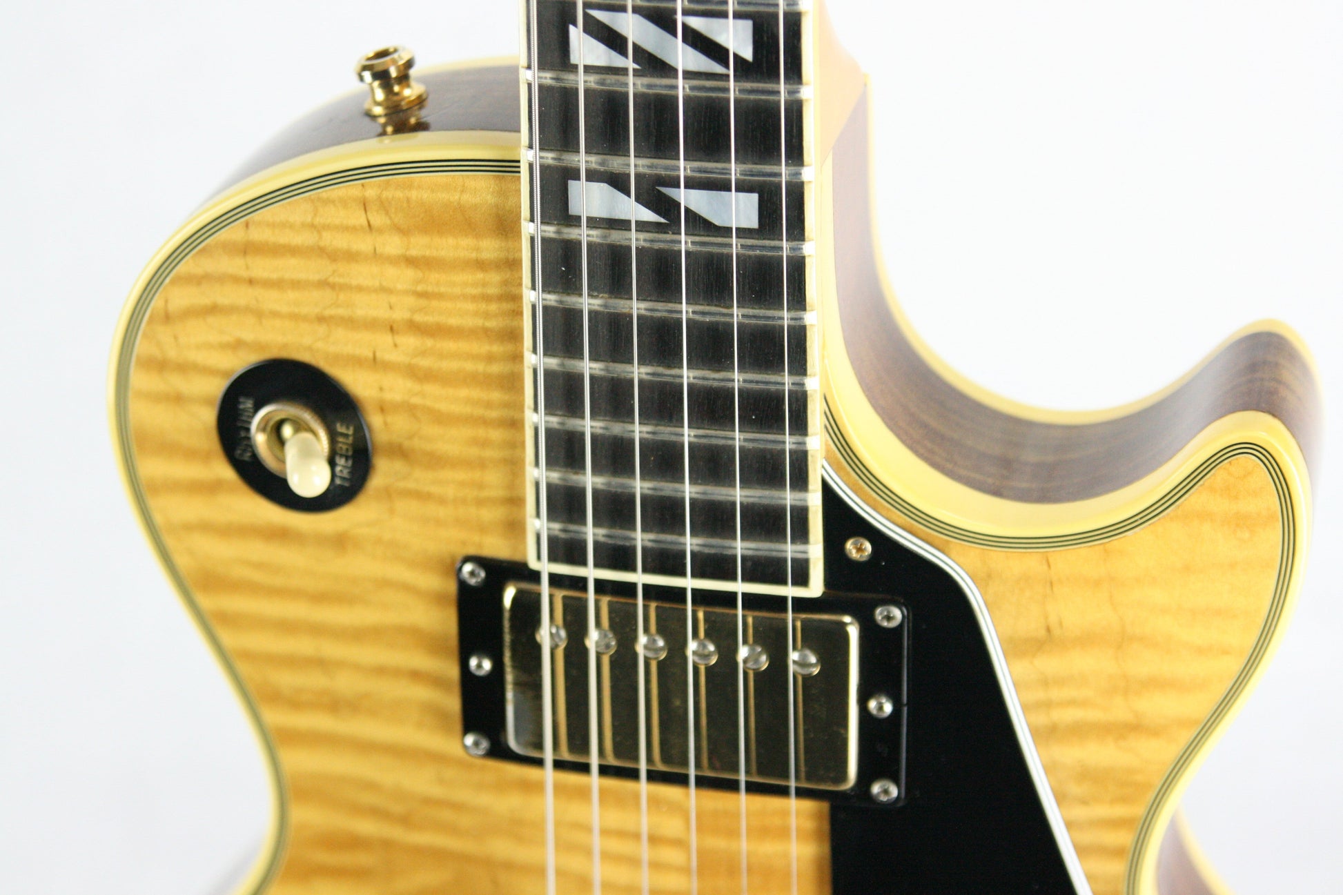 1979 Gibson 25/50 Anniversary Les Paul Custom Natural! AMAZING FLAMETOP! One of the Best Tops!