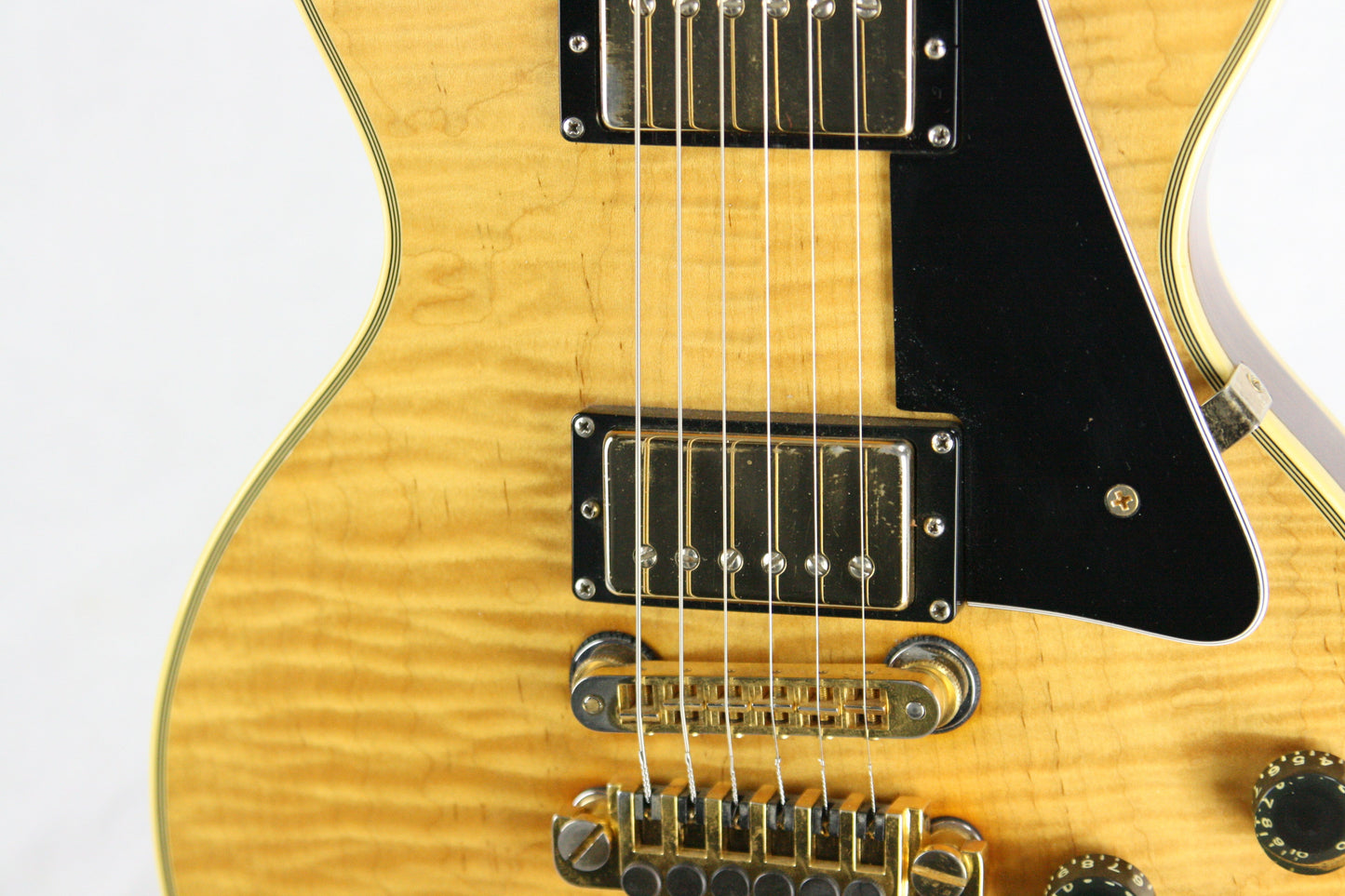 1979 Gibson 25/50 Anniversary Les Paul Custom Natural! AMAZING FLAMETOP! One of the Best Tops!