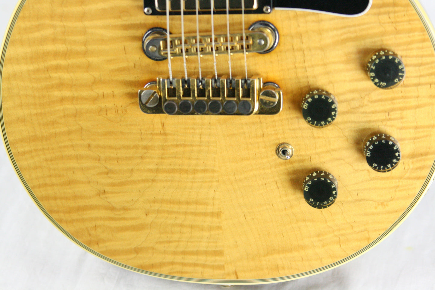 1979 Gibson 25/50 Anniversary Les Paul Custom Natural! AMAZING FLAMETOP! One of the Best Tops!
